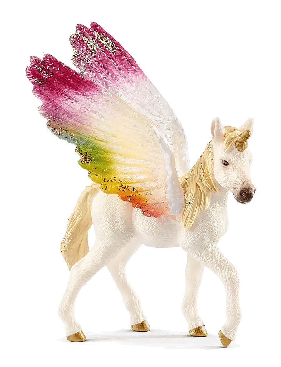 Schleich - Schleich Winged rainbow unicorn, foal - dyr - muti - 0