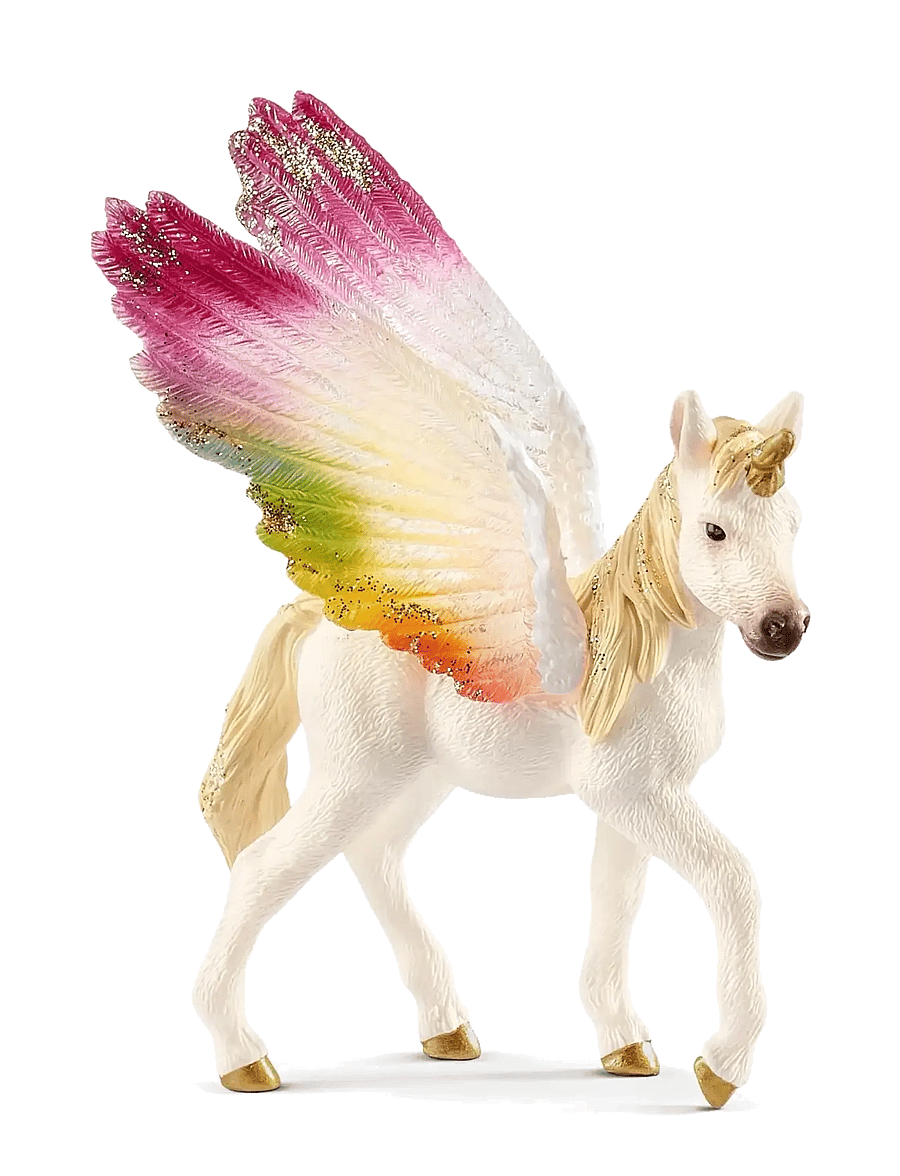 Schleich - Schleich Winged rainbow unicorn, foal - dyr - muti - 1