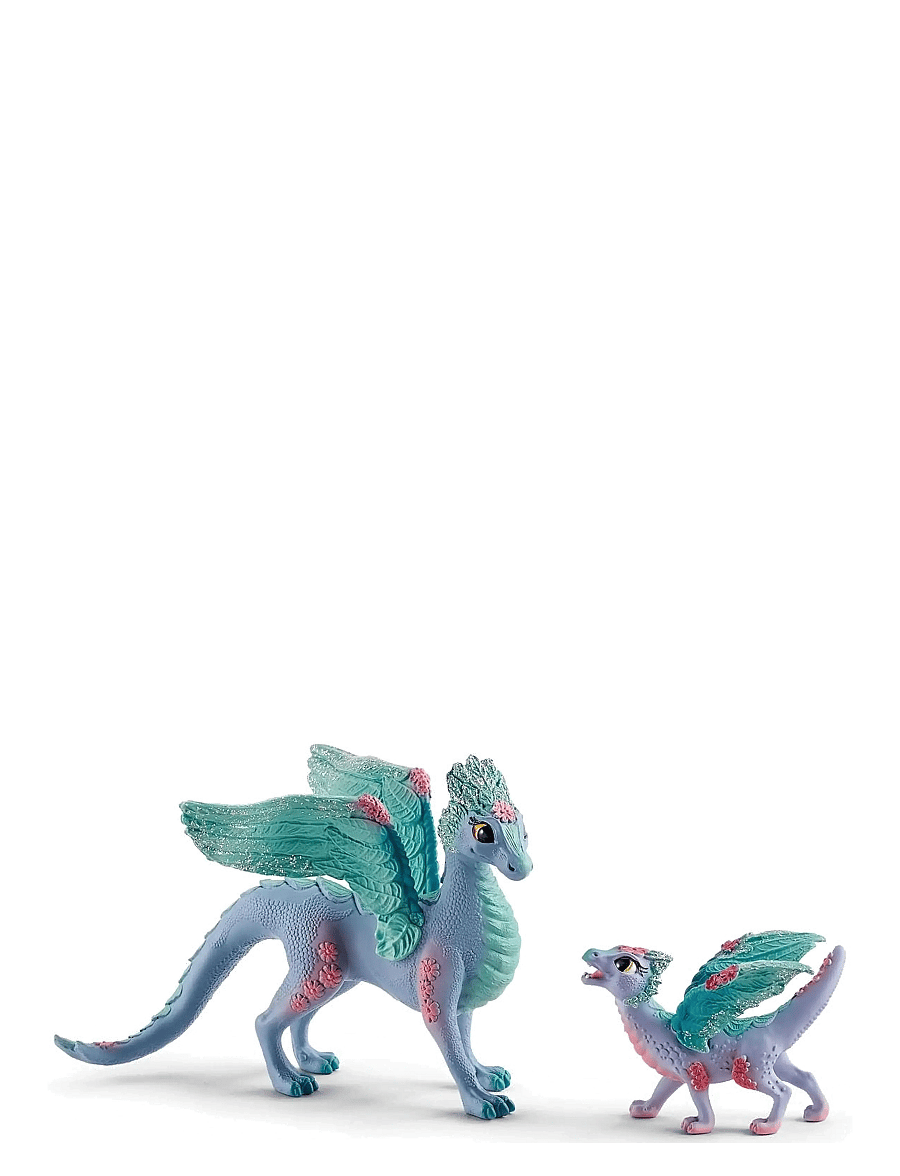 Schleich - Schleich Flower Dragon and Baby - dýr - multi - 0