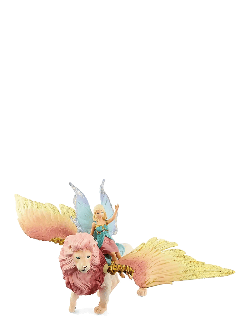 Schleich - Schleich Fairy in Flight on Winged Lion - dýr - multi - 2