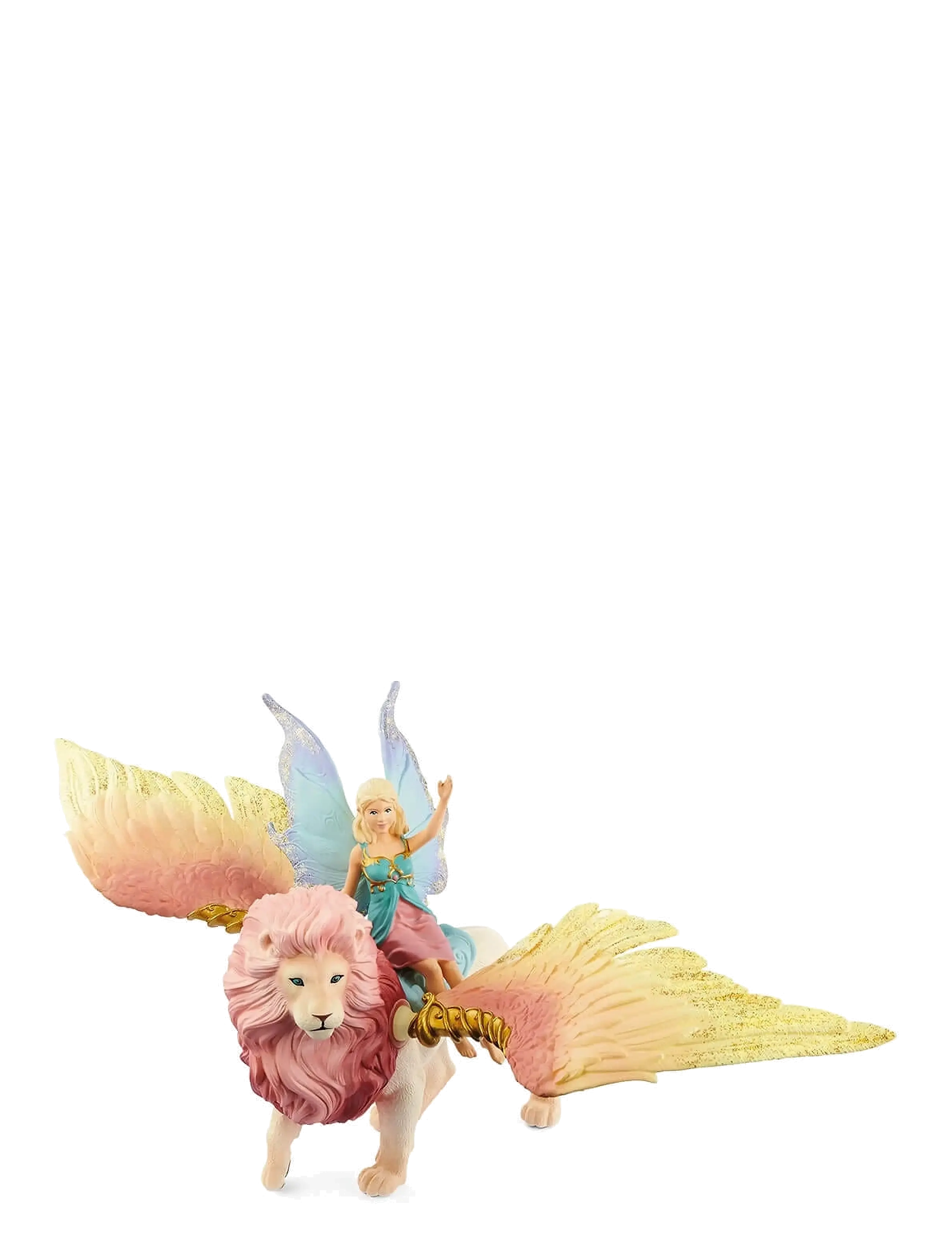 Schleich - Schleich Fairy in Flight on Winged Lion - dýr - multi - 2