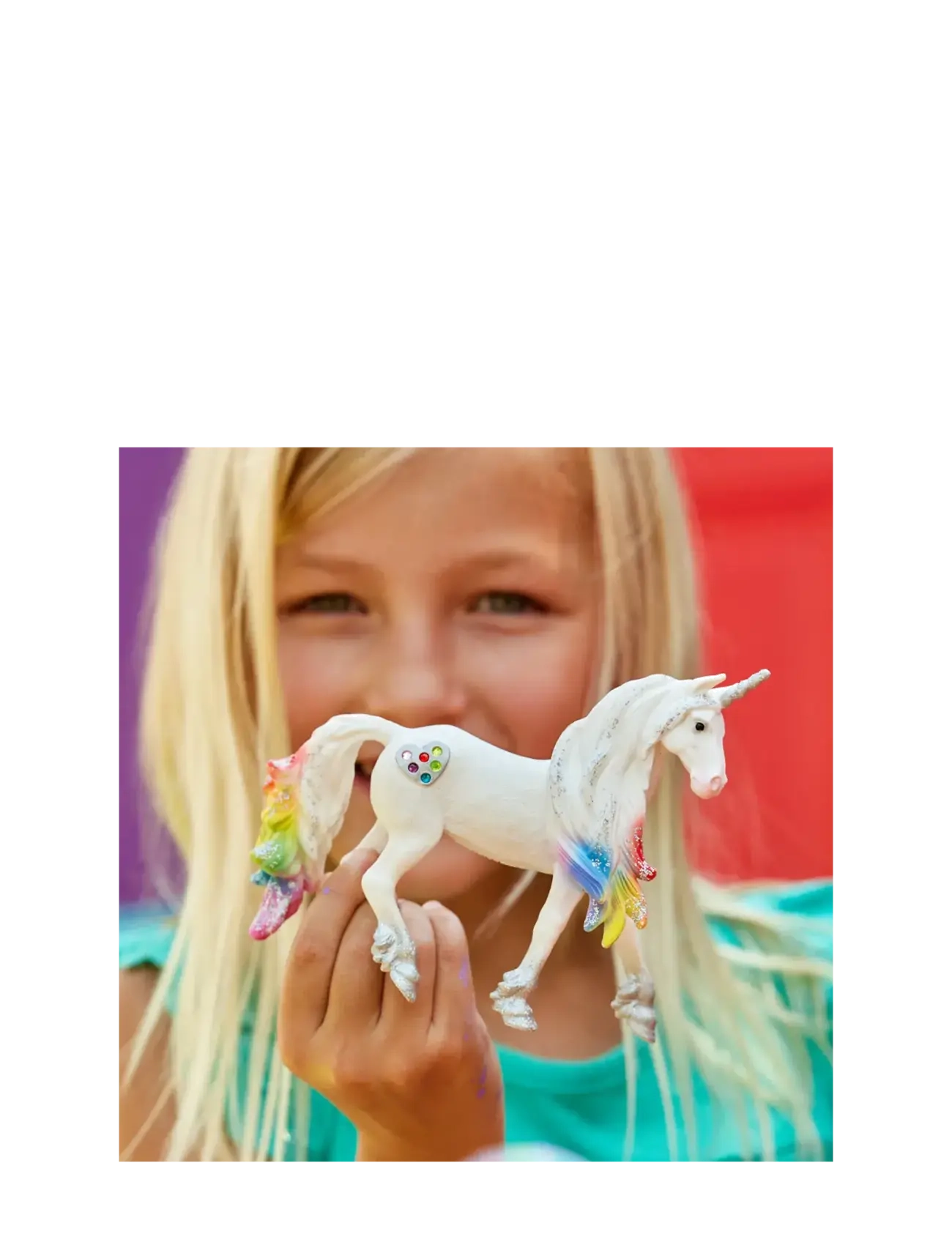 Schleich - Schleich Rainbow Love Unicorn Stallion - dyr - multi - 1