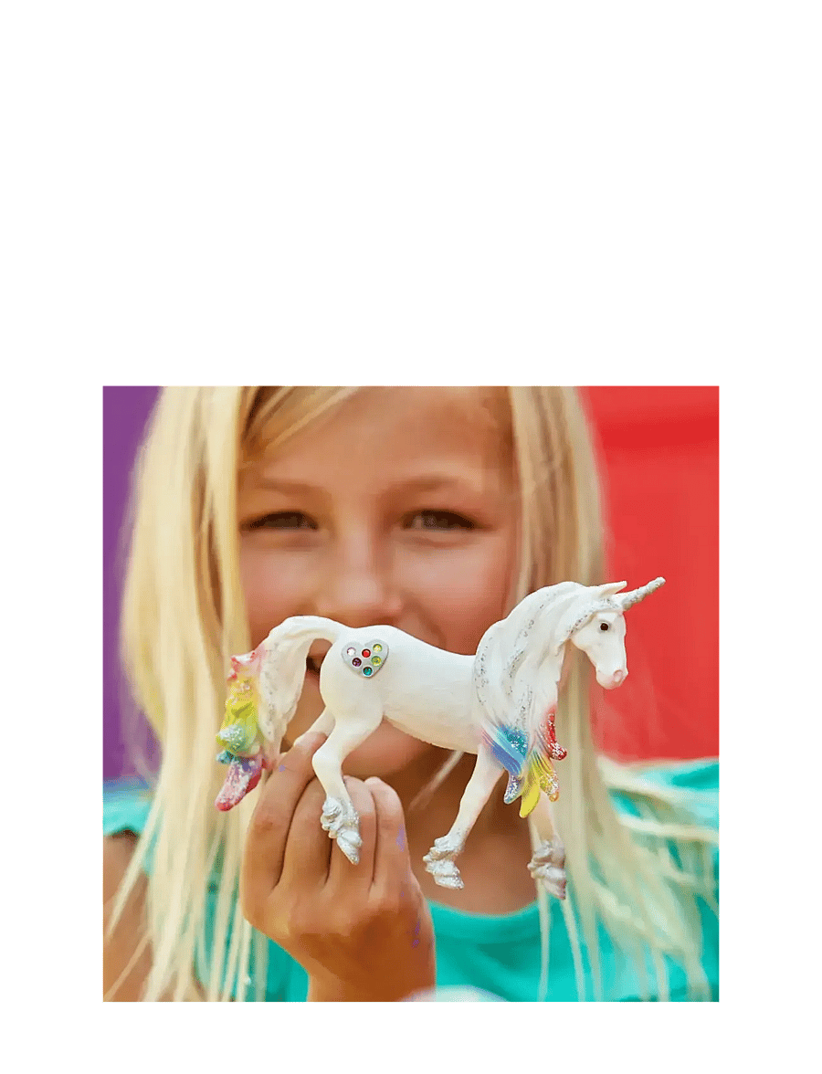 Schleich - Schleich Rainbow Love Unicorn Stallion - dýr - multi - 1