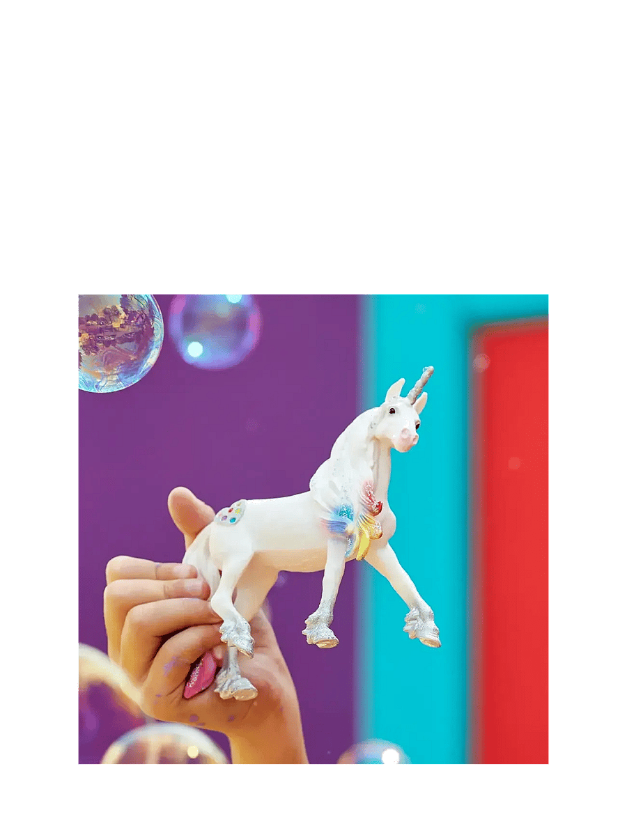 Schleich - Schleich Rainbow Love Unicorn Stallion - dýr - multi - 3