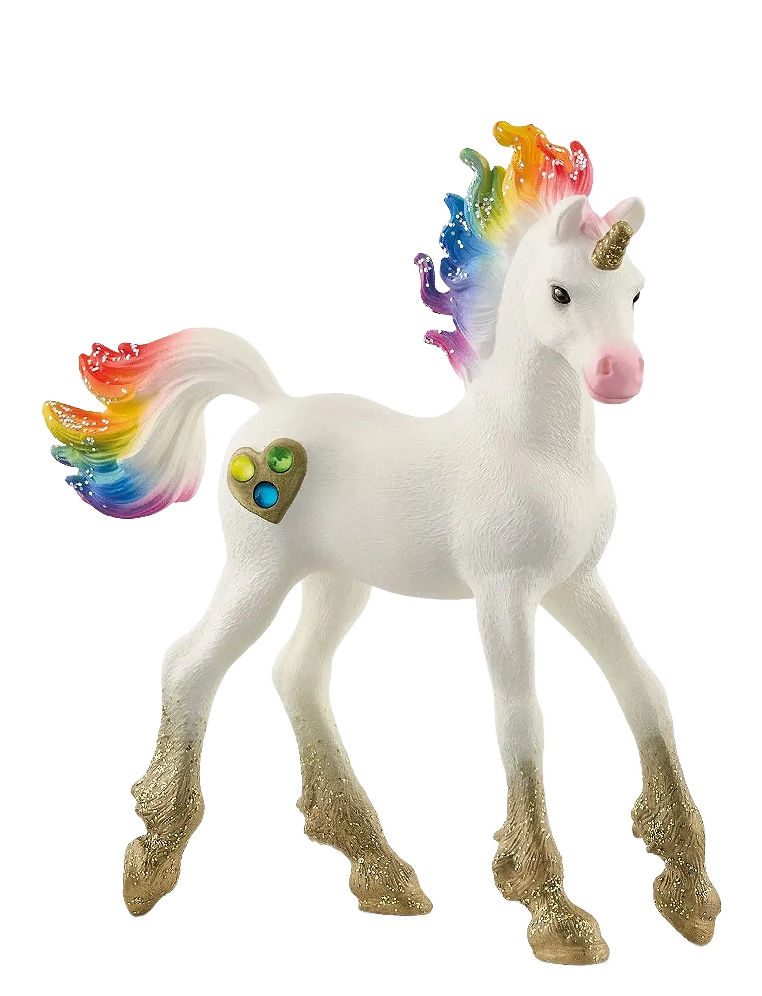 Schleich Schleich Rainbow Love Unicorn Foal, One Size, Multi/patterned, Legesæt & Actionfigurer > Dyr, Børn