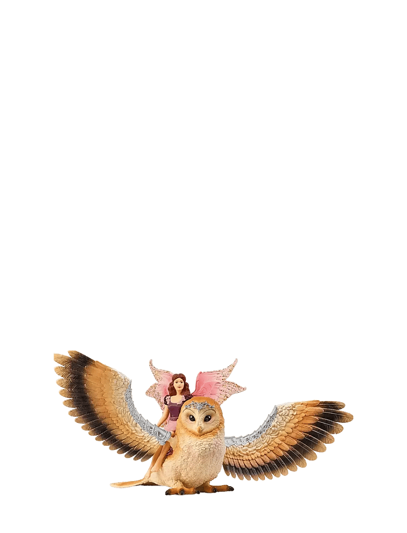 Schleich - Schleich Fairy in Flight on Glam Owl V2 - kvikmynda- og ævintýrapersónur - multi - 0
