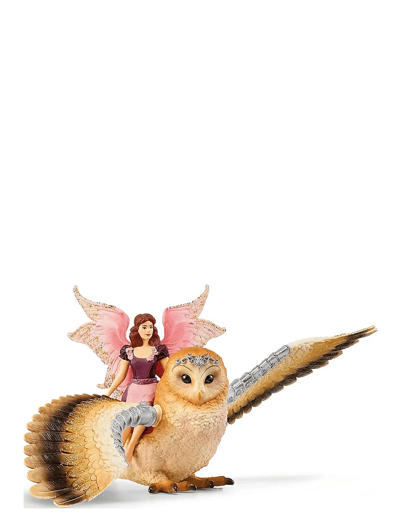 Schleich - Schleich Fairy in Flight on Glam Owl V2 - kvikmynda- og ævintýrapersónur - multi - 4