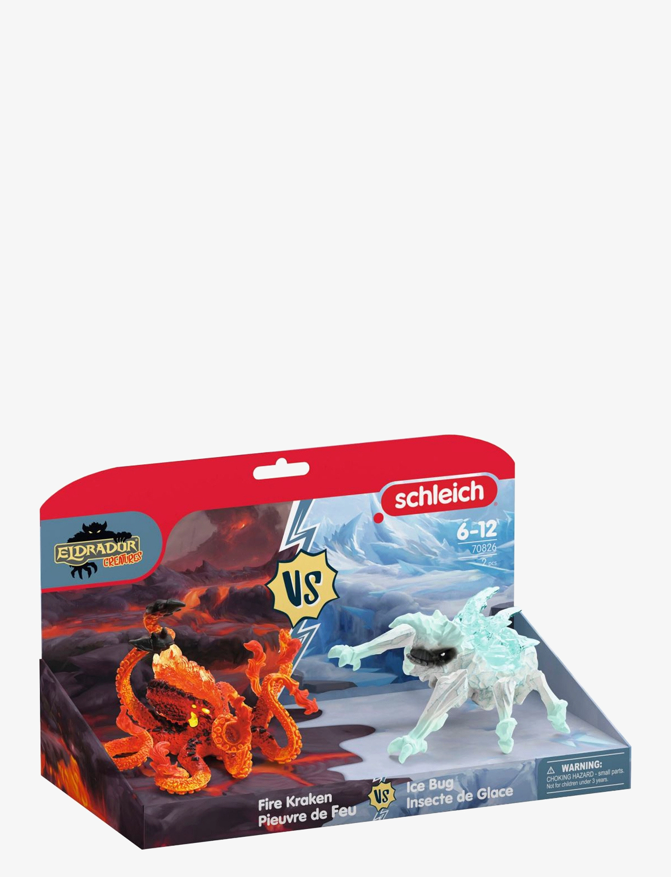 Schleich Ice Bug Vs. Fire Kraken, Børn, Action Figures, Multi/mønstret, Str: ONE SIZE