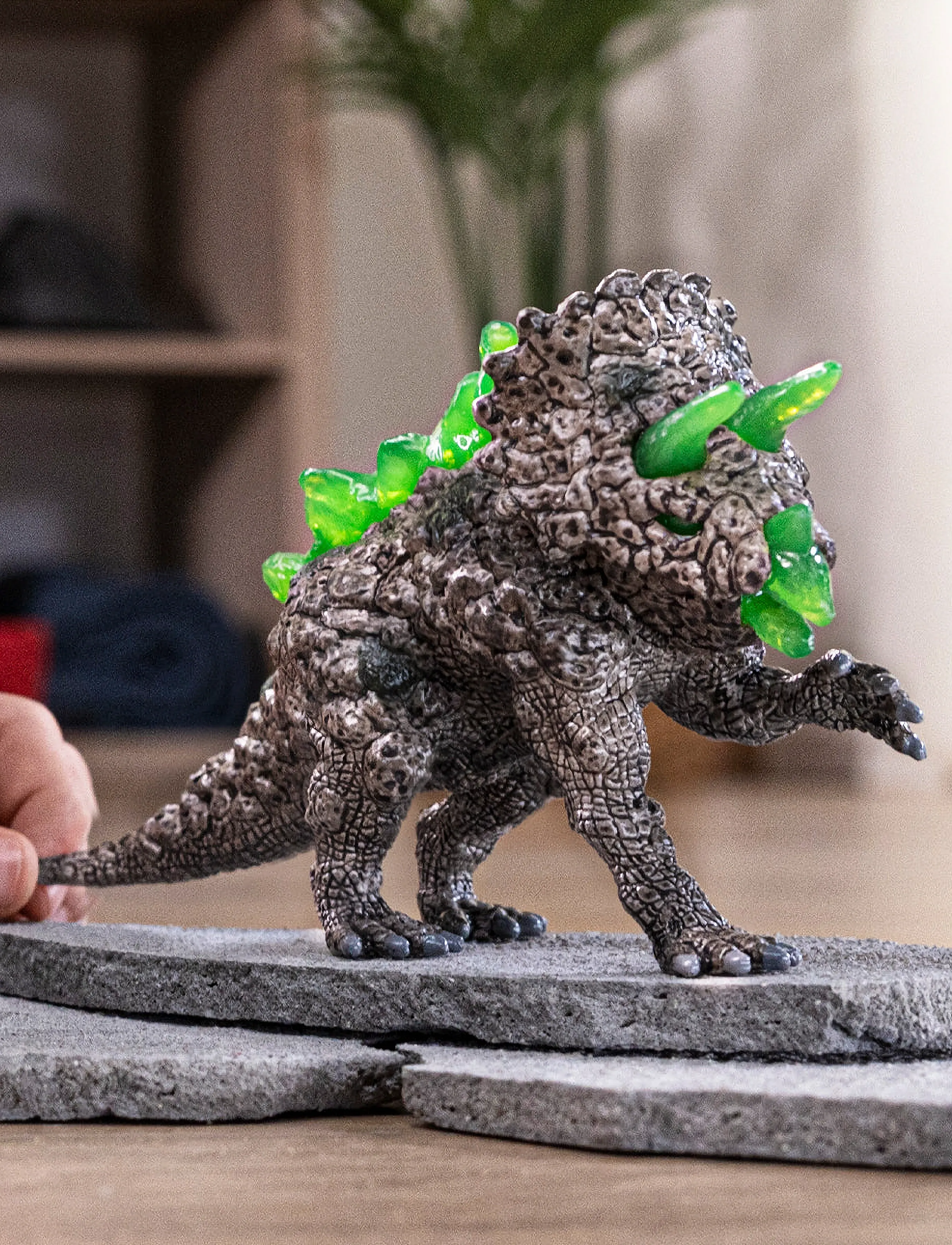Schleich Stone Triceratops, Børn, Action Figures, Multi/mønstret, Str: ONE SIZE
