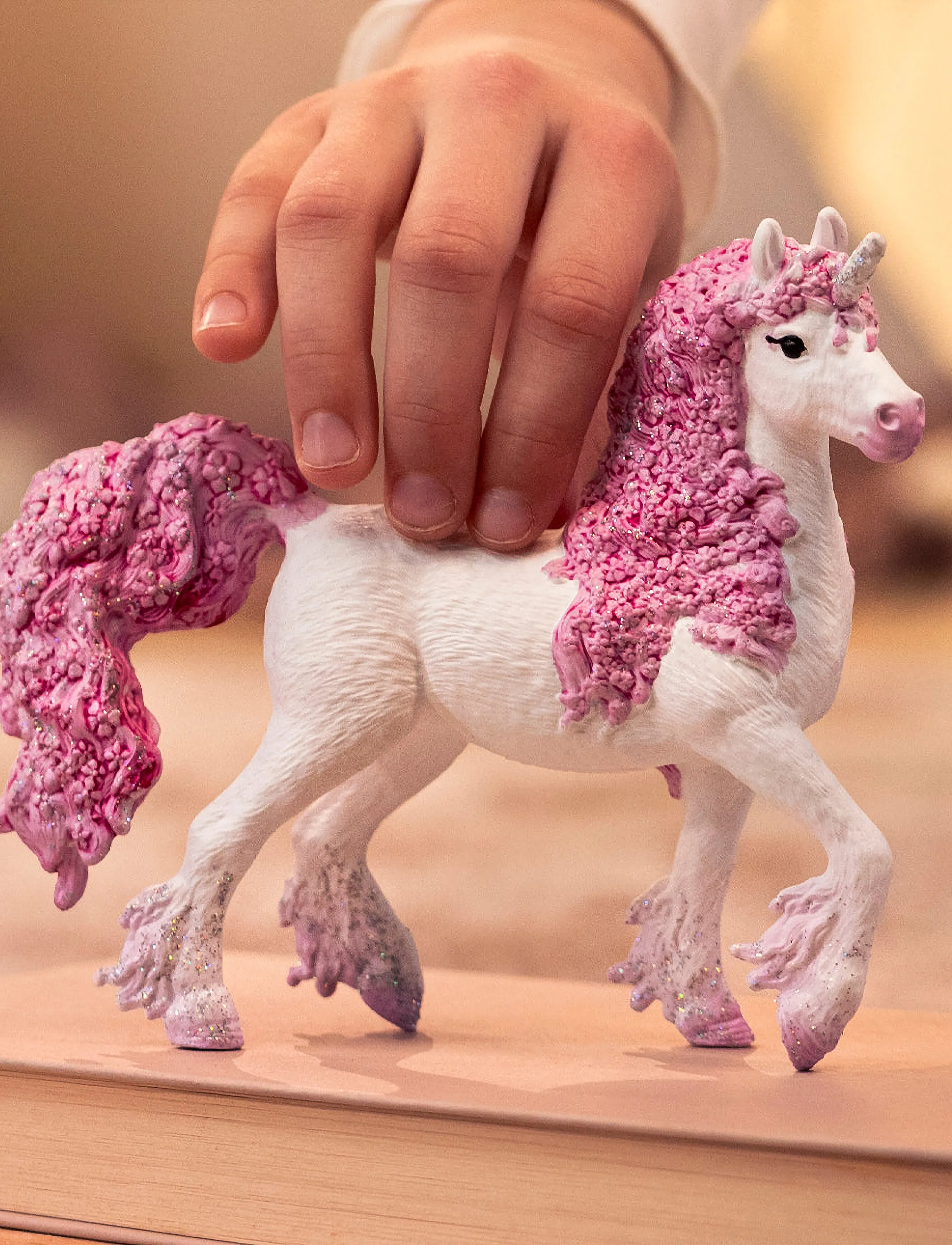 Schleich Flower Unicorn Mare, Børn, Action Figures, Multi/mønstret, Str: ONE SIZE