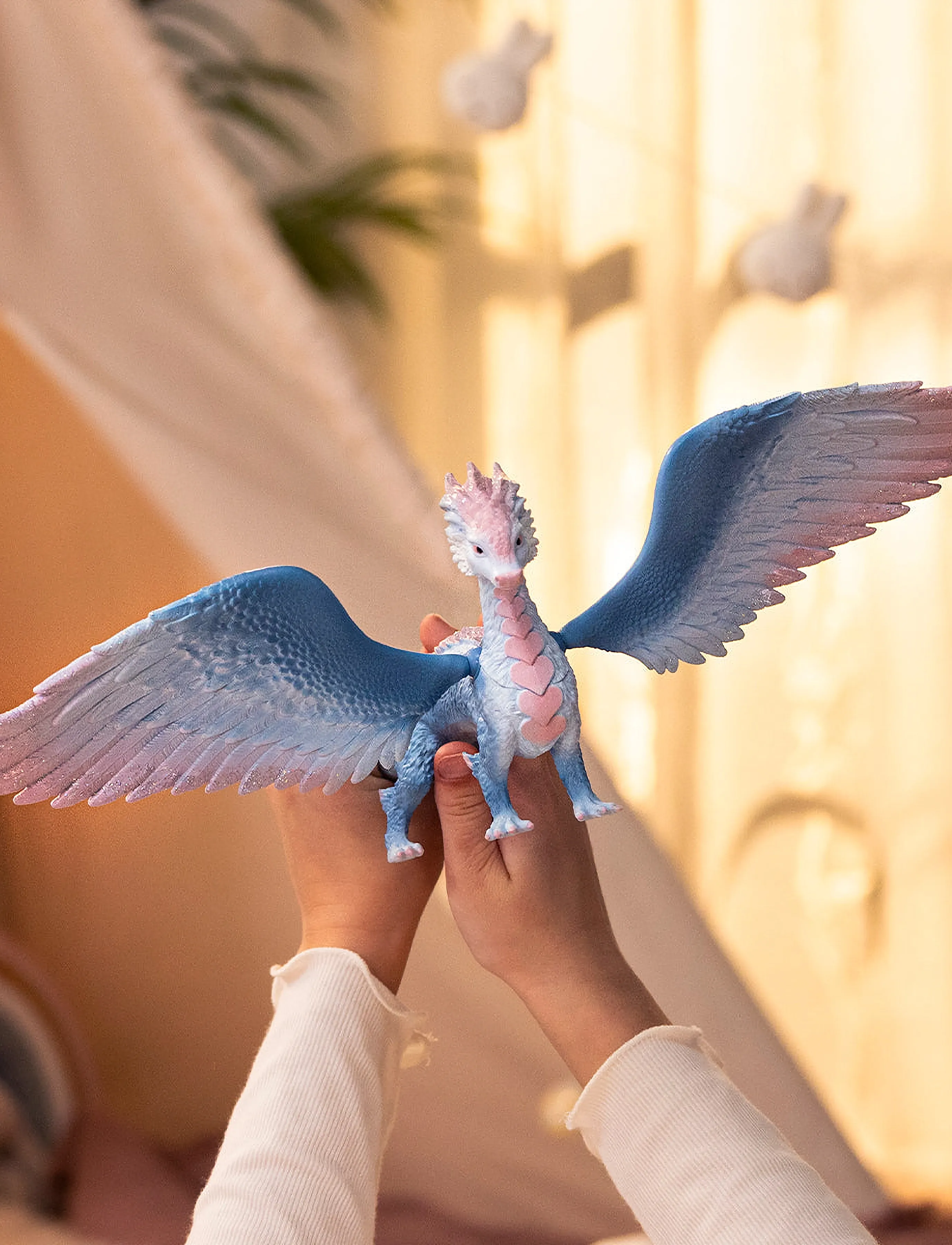 Schleich Crystal Dragon, Børn, Action Figures, Multi/mønstret, Str: ONE SIZE