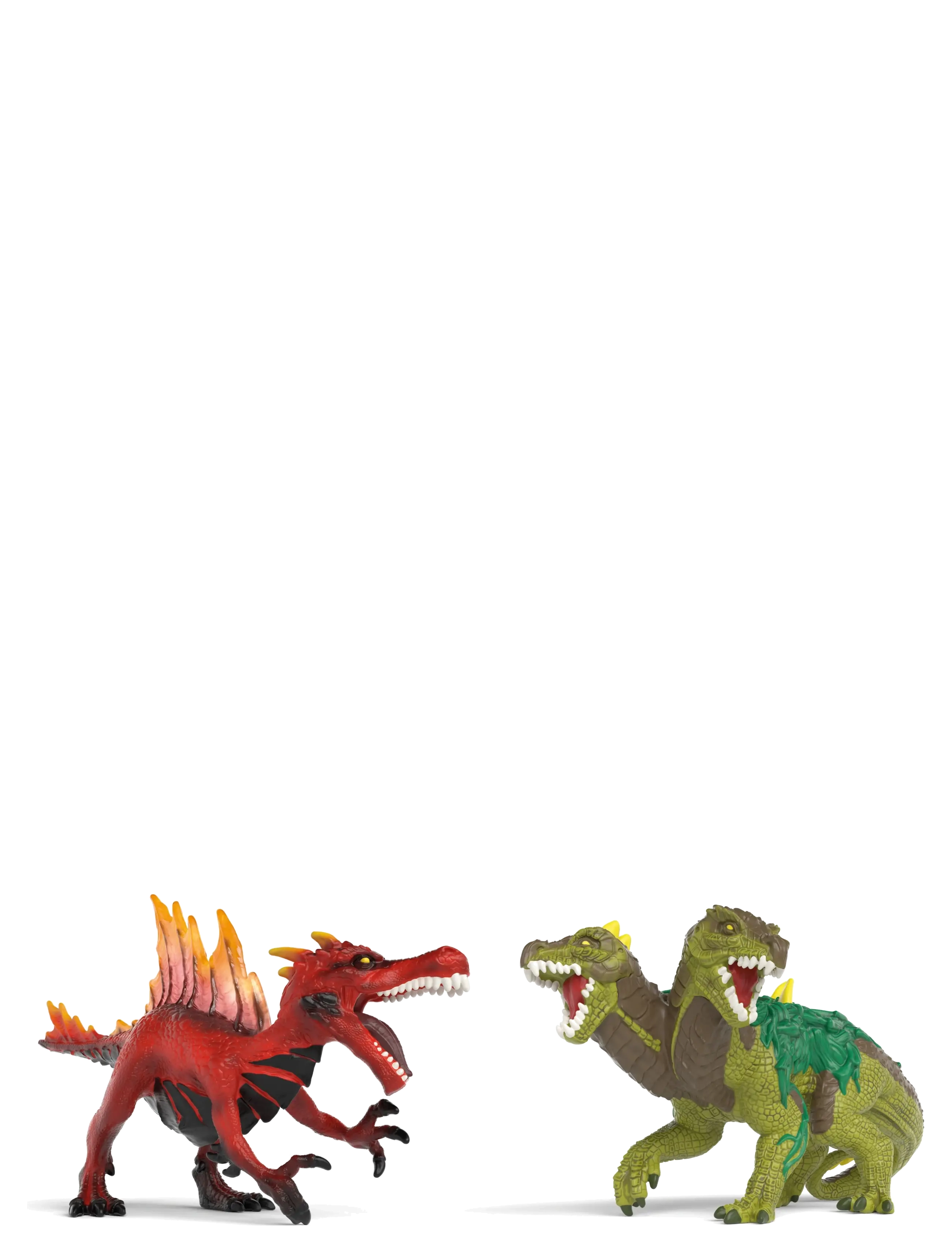 Schleich - Schleich Fire Saurian vs. Jungle Lizard - djur - muti - 1