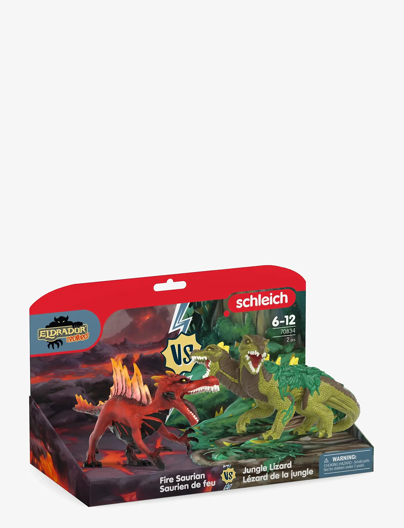 Schleich - Schleich Fire Saurian vs. Jungle Lizard - dyr - muti - 3