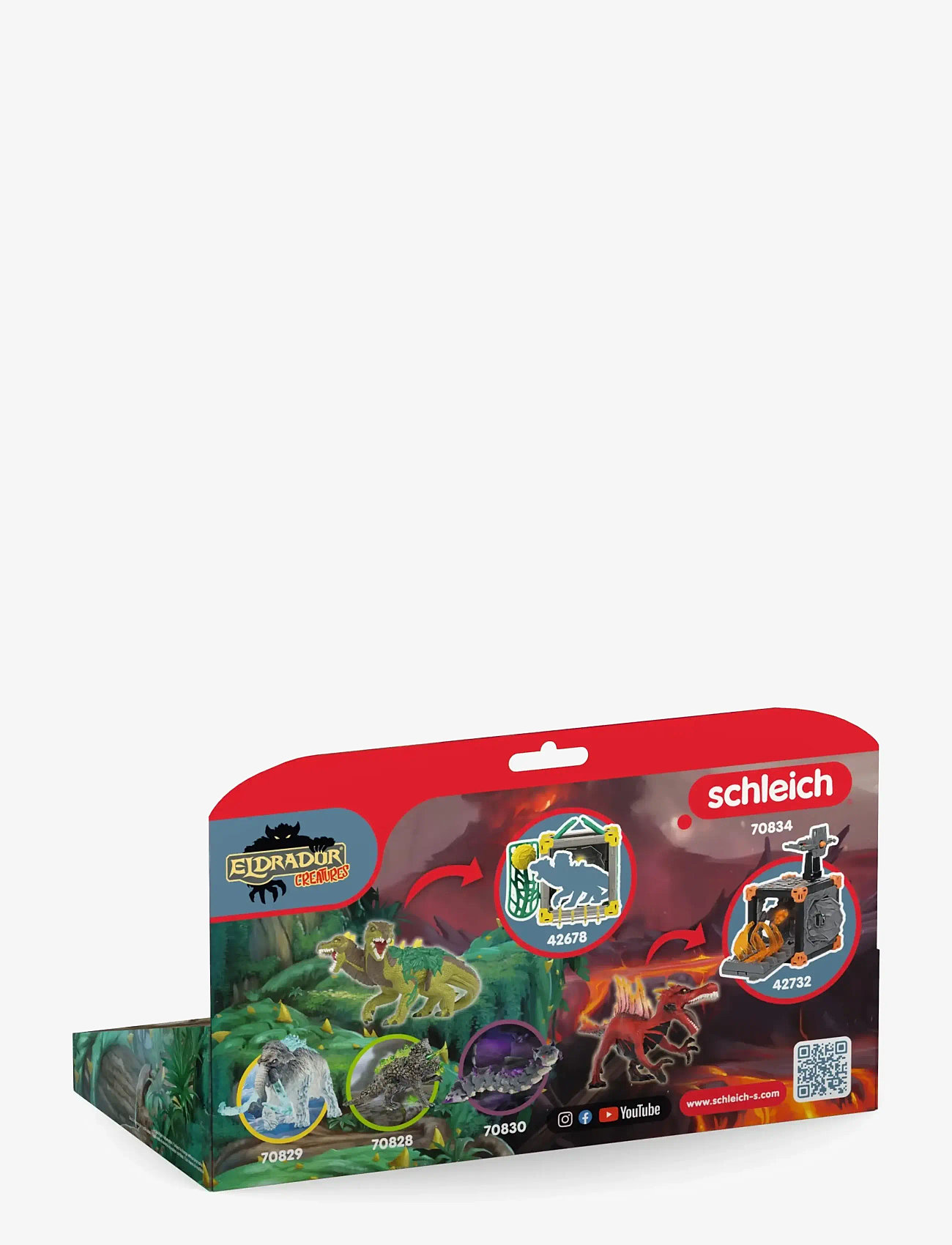 Schleich - Schleich Fire Saurian vs. Jungle Lizard - dyr - muti - 4