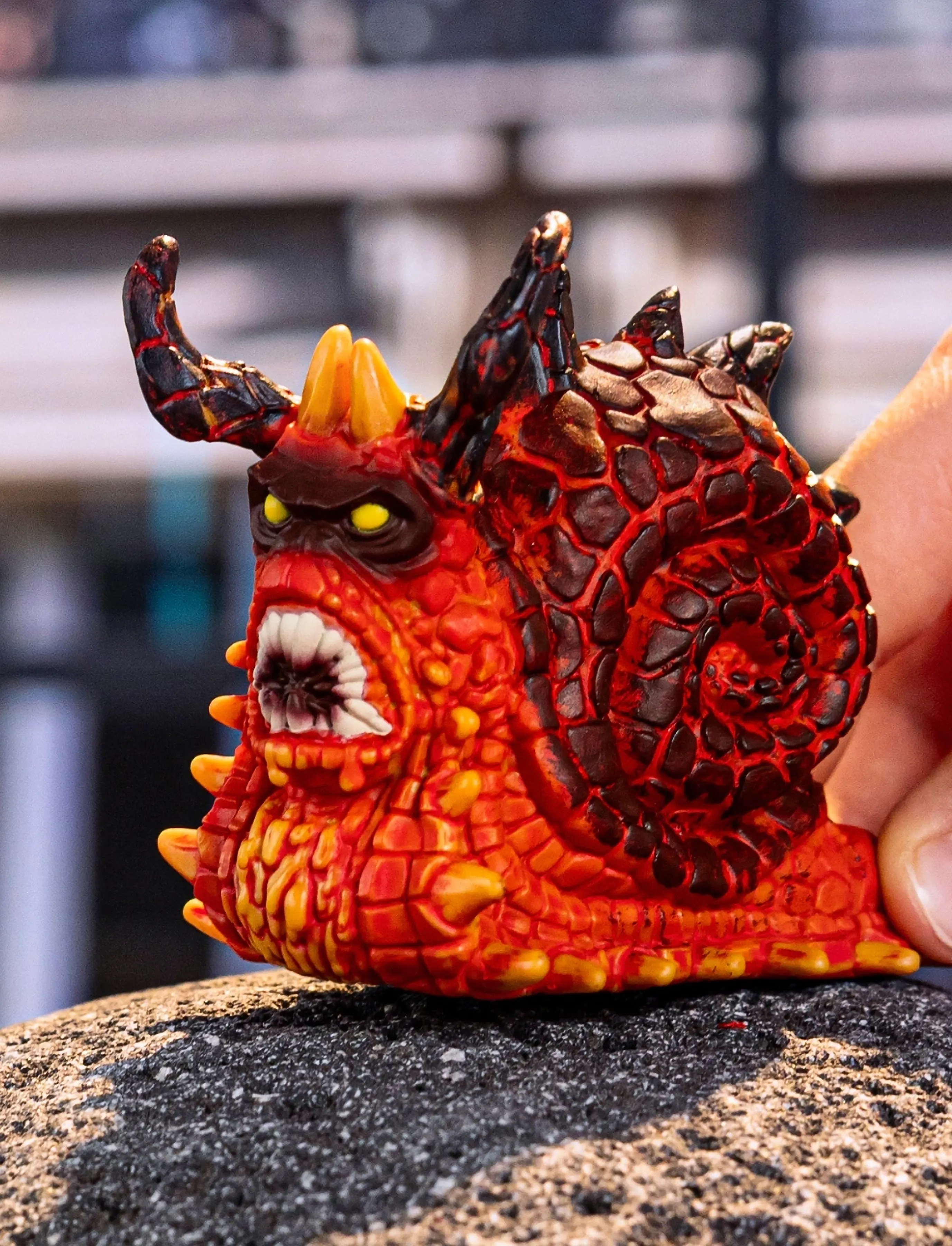 Schleich Schleich Lava Snail, One Size, Orange, Legesæt & Actionfigurer > Dyr, Børn
