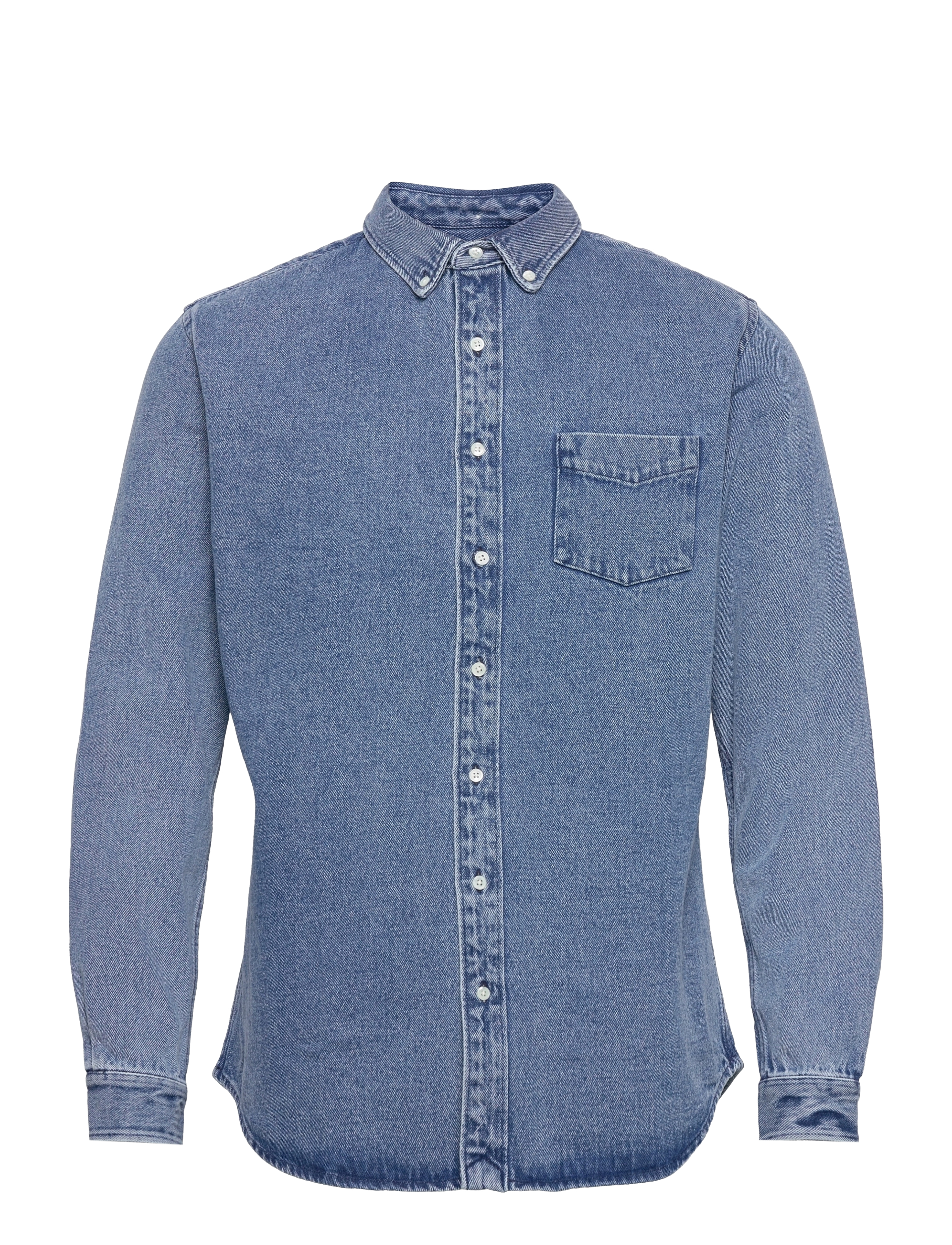 Schnayderman's - SHIRT BD DENIM - washed blue - 0