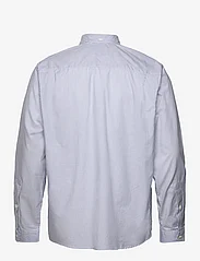 Schnayderman's - SHIRT BD NON-BINARY SILK STRIPE - business shirts - blue and white - 1