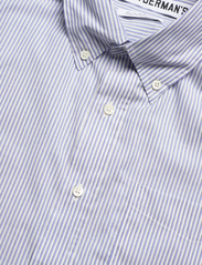 Schnayderman's - SHIRT BD NON-BINARY SILK STRIPE - business shirts - blue and white - 3