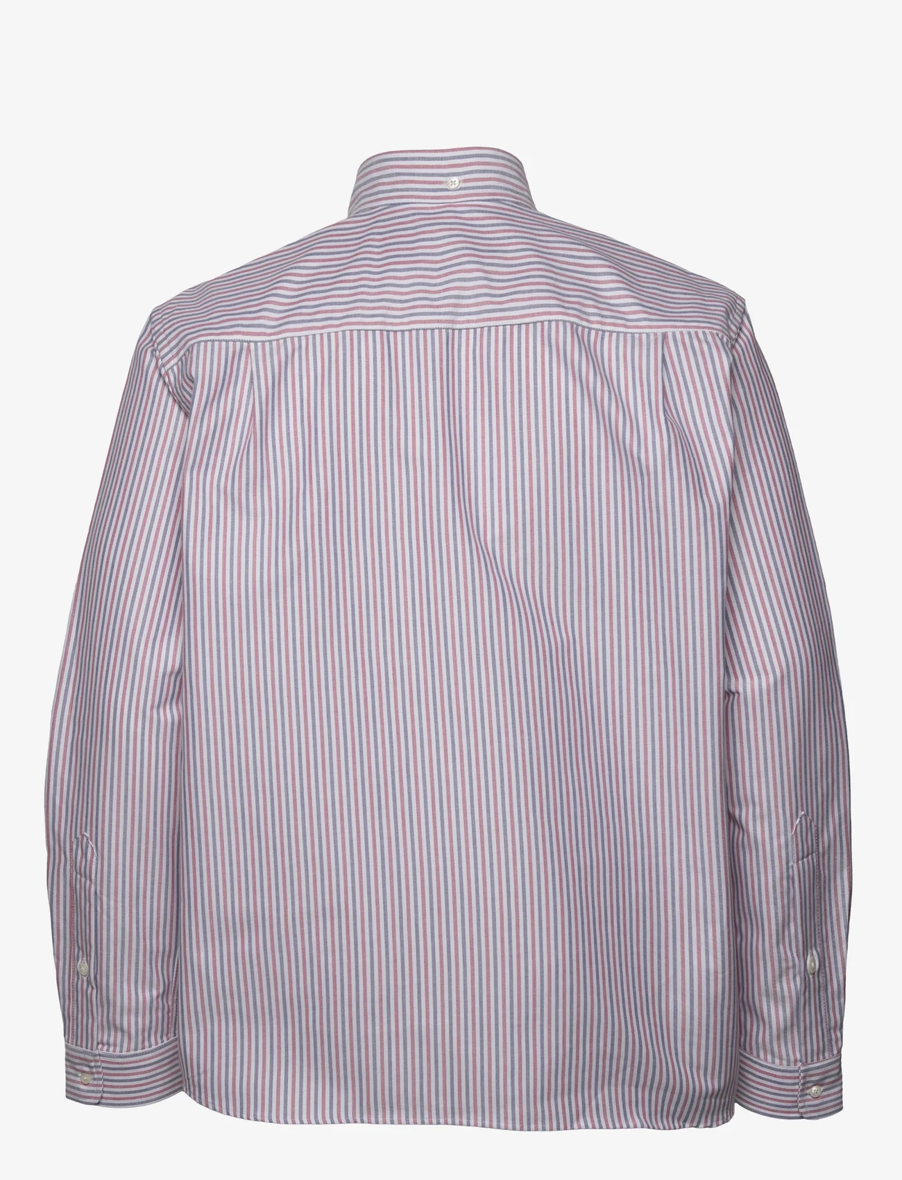 Schnayderman's - SHIRT BD NON-BINARY EMBROIDERY - kasdienio stiliaus marškiniai - red, white and navy - 1