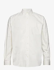 Schnayderman's - SHIRT BD NON-BINARY EMBROIDERY TWILL - basic skjortor - raw white - 0