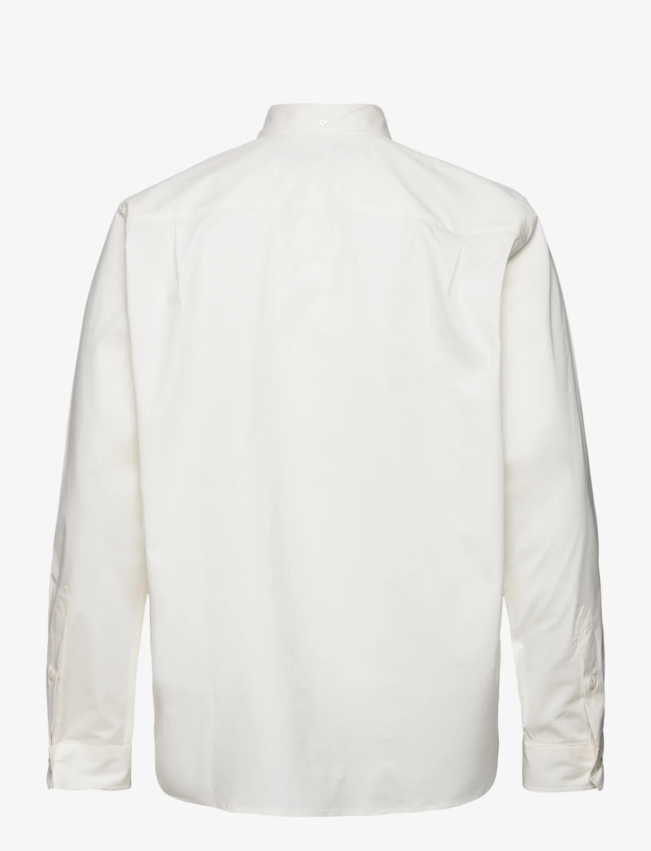 Schnayderman's - SHIRT BD NON-BINARY EMBROIDERY TWILL - basic skjortor - raw white - 1