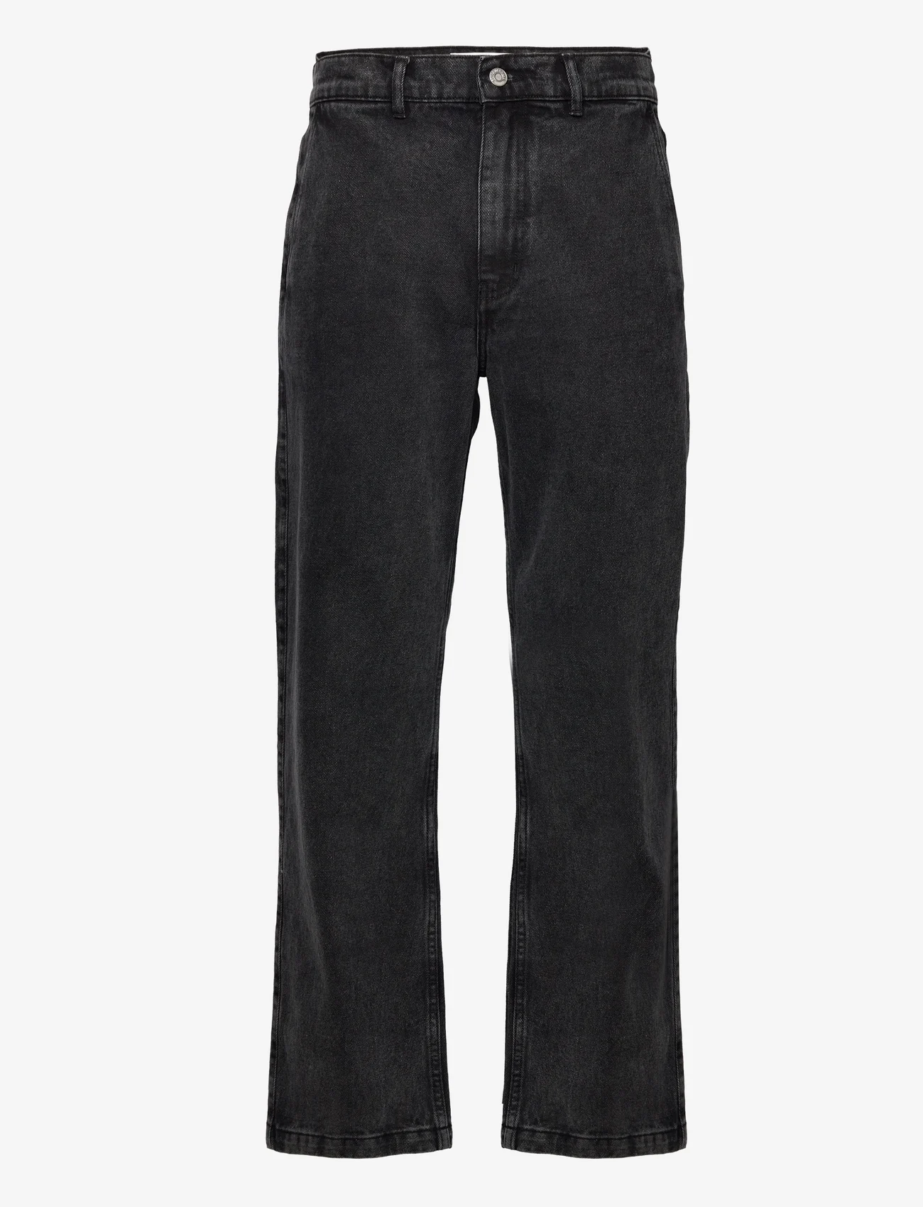 Schnayderman's - TROUSERS ALEF DENIM - brīva piegriezuma džinsa bikses - faded black - 0