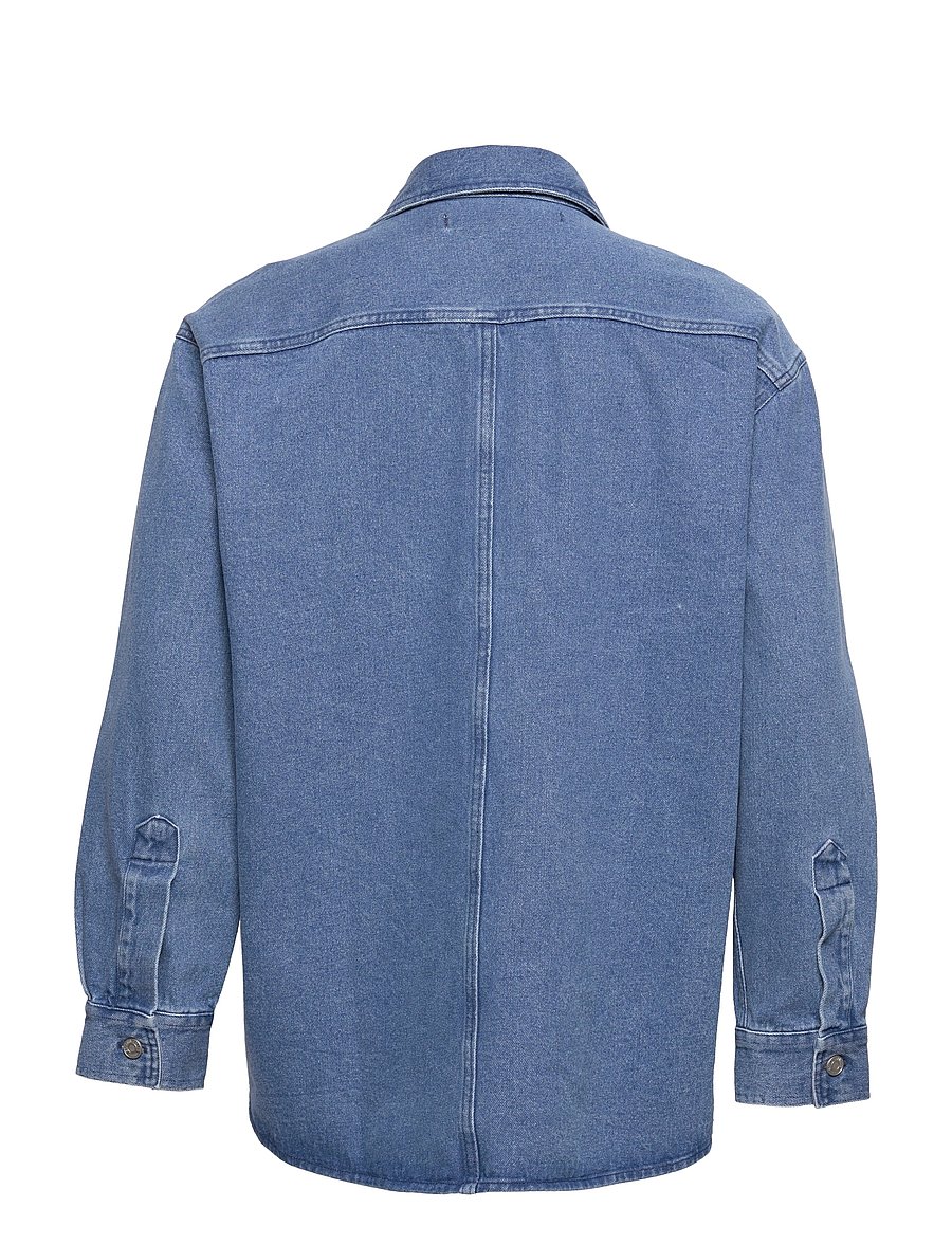 Schnayderman's - OVERSHIRT OVERSIZED DENIM - washed blue - 1