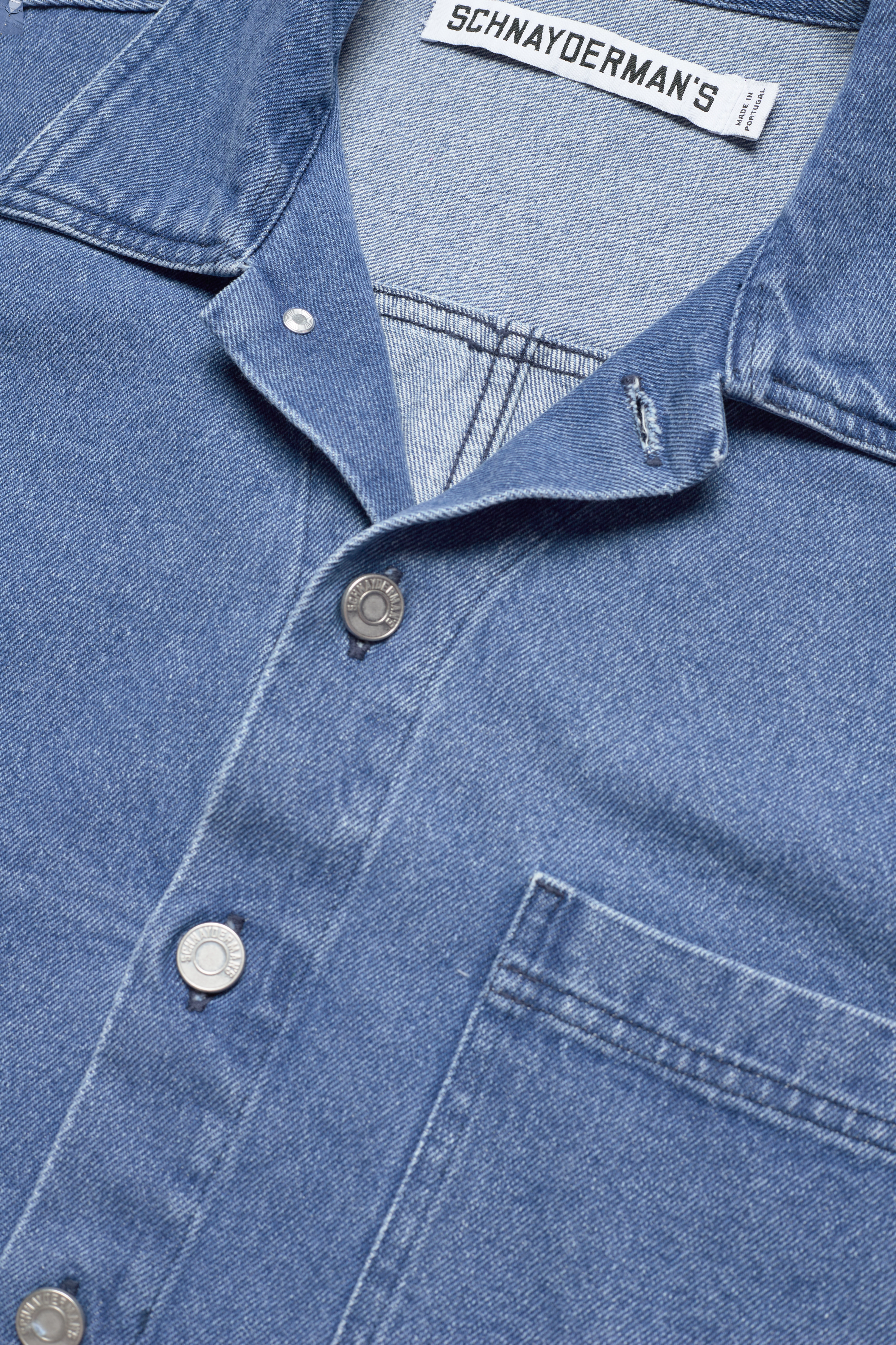 Schnayderman's - OVERSHIRT OVERSIZED DENIM - washed blue - 2