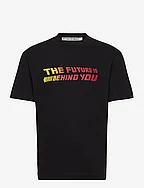 T-SHIRT MID WEIGHT THE FUTURE IS BEHIND YOU - BLACK