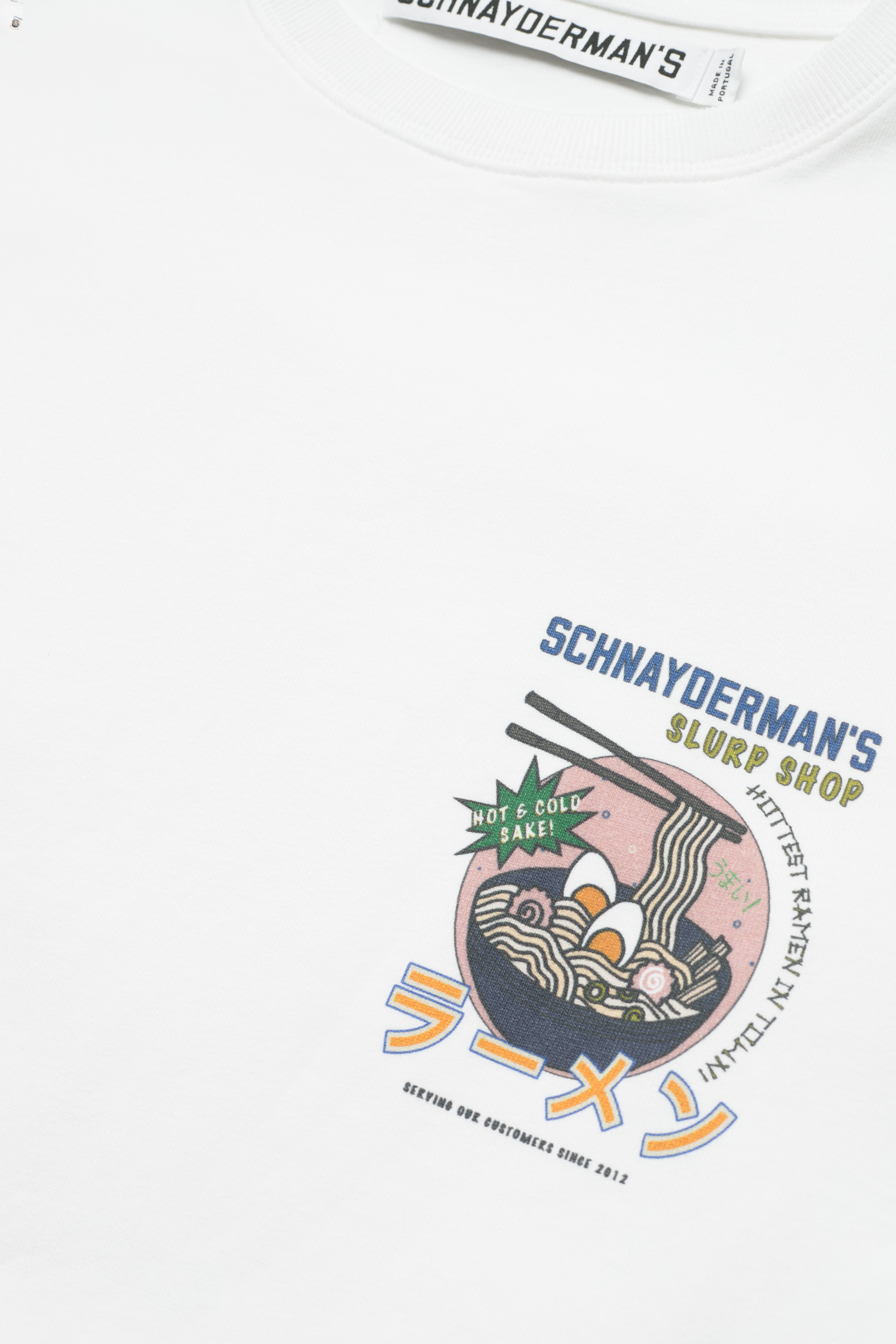 Schnayderman's - T-SHIRT RAMEN PRINT - white - 2