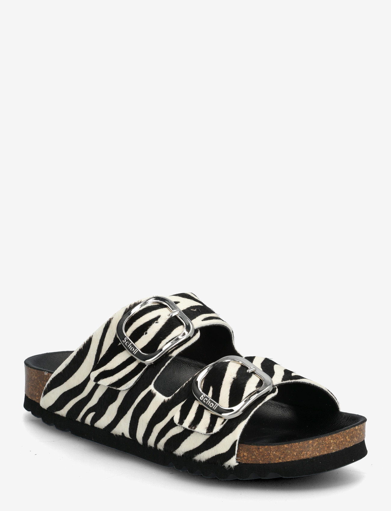 Scholl - NOELLE ANIMAL AD - flat sandals - zebra - 0