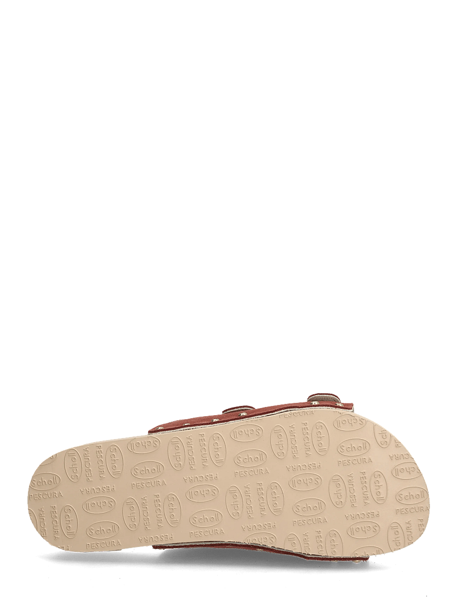 Scholl - Pescura Flat flex - zempapēžu sandales - red - 4