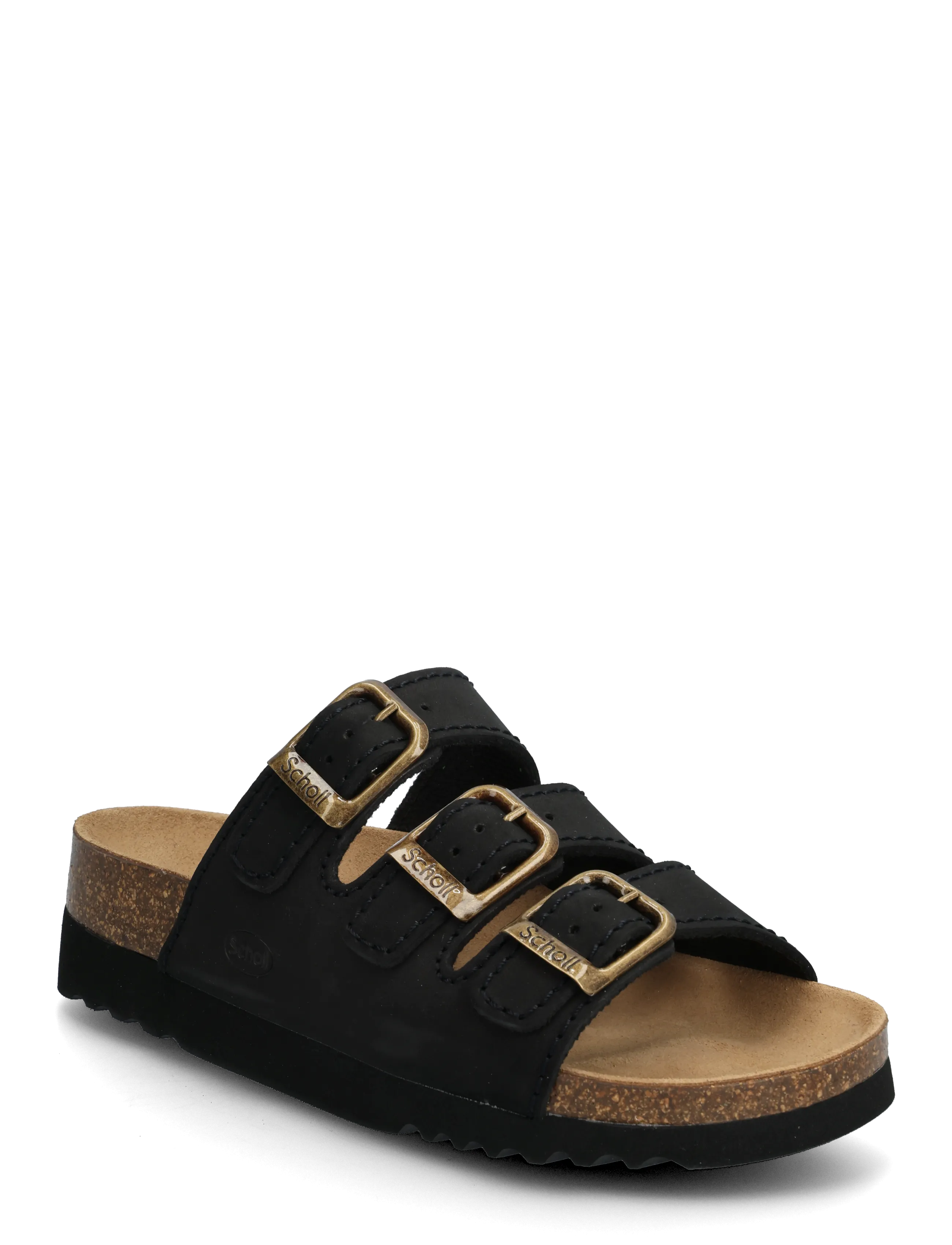 Scholl RIO WEDGE AD - Schuhe - BLACK / black