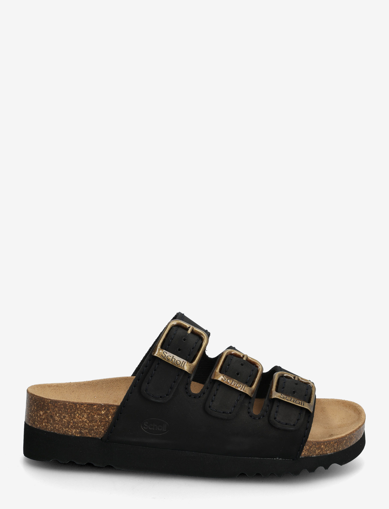 Scholl - RIO WEDGE AD - flade sandaler - black - 1