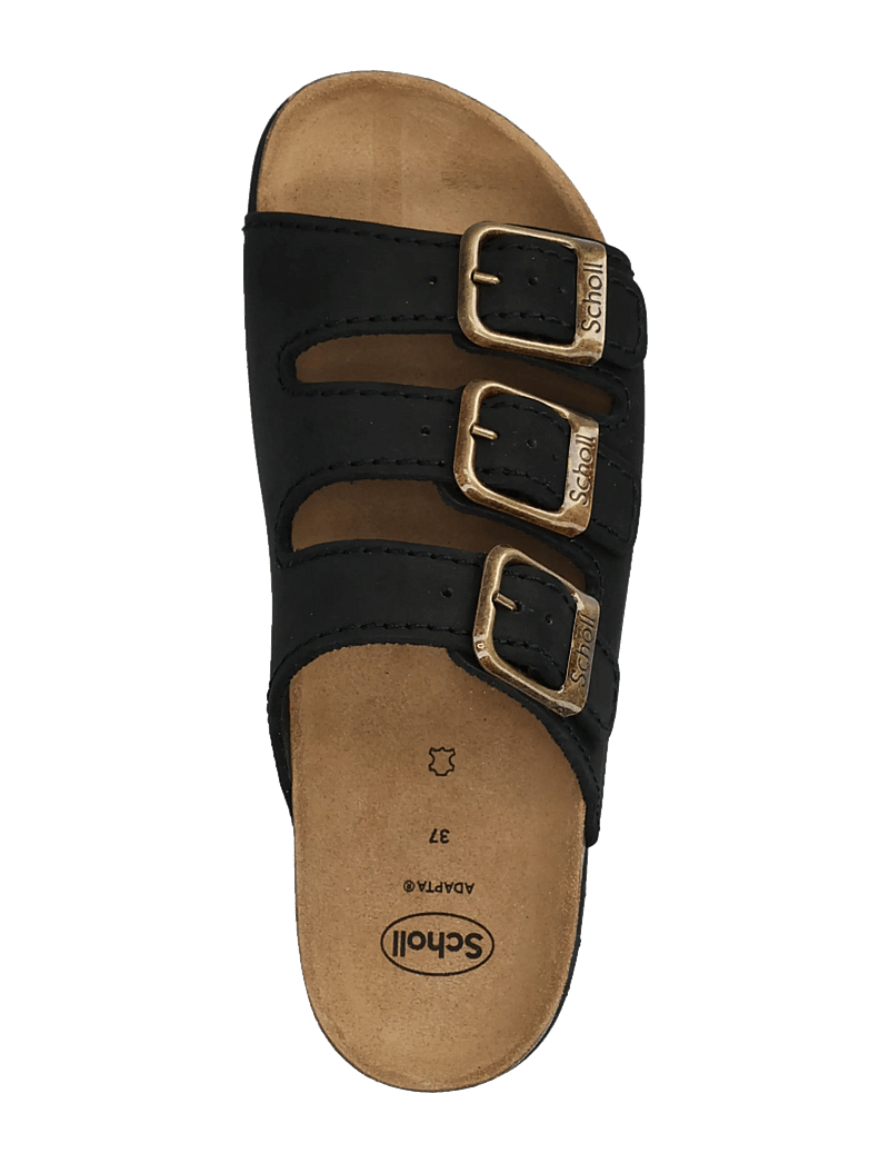 Scholl - RIO WEDGE AD - flade sandaler - black - 3