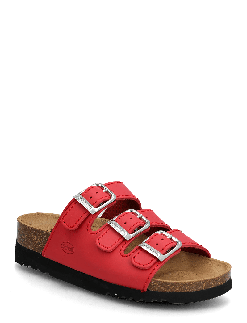 Scholl - RIO WEDGE AD - flade sandaler - red - 0