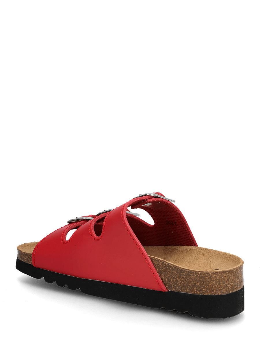 Scholl - RIO WEDGE AD - płaskie sandały - red - 2