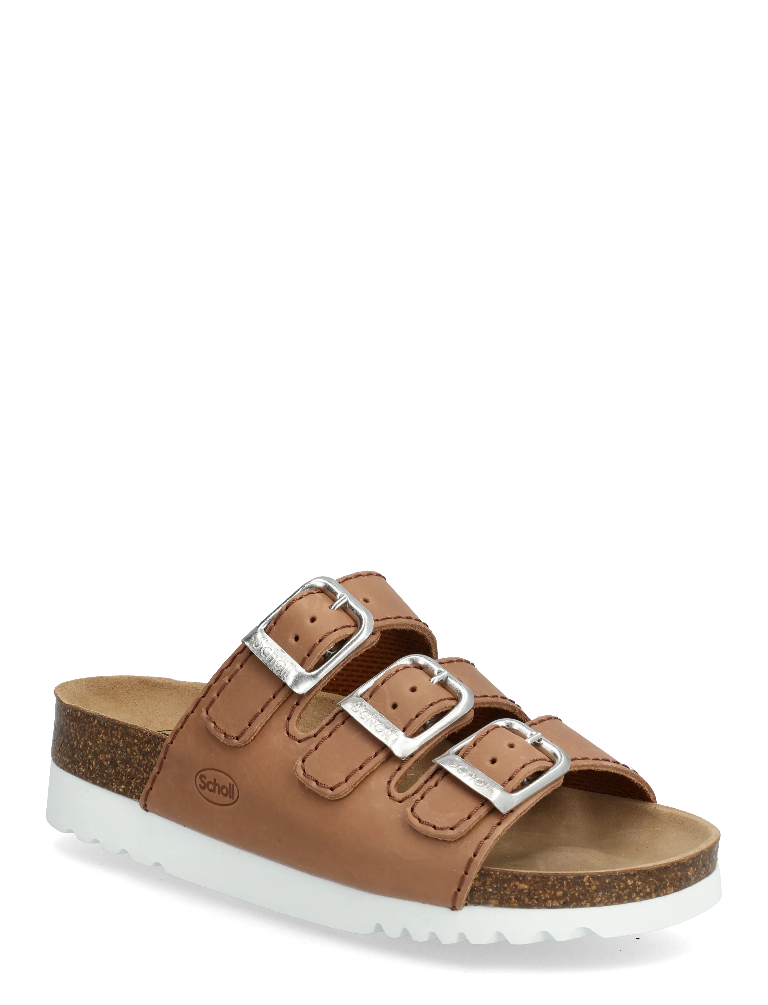 Scholl RIO WEDGE AD - Schuhe - BLACK / brown