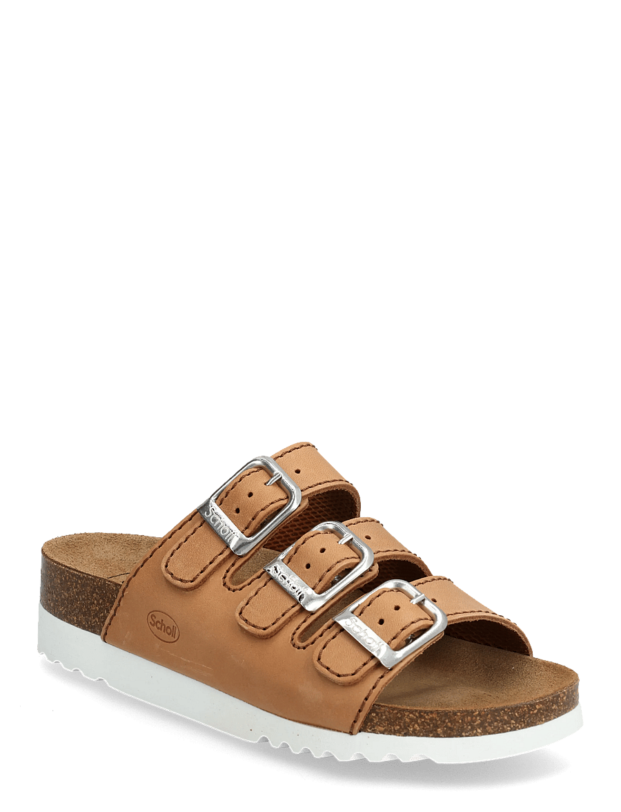 Scholl - RIO WEDGE AD - kontsata sandaalid - cognac - 0