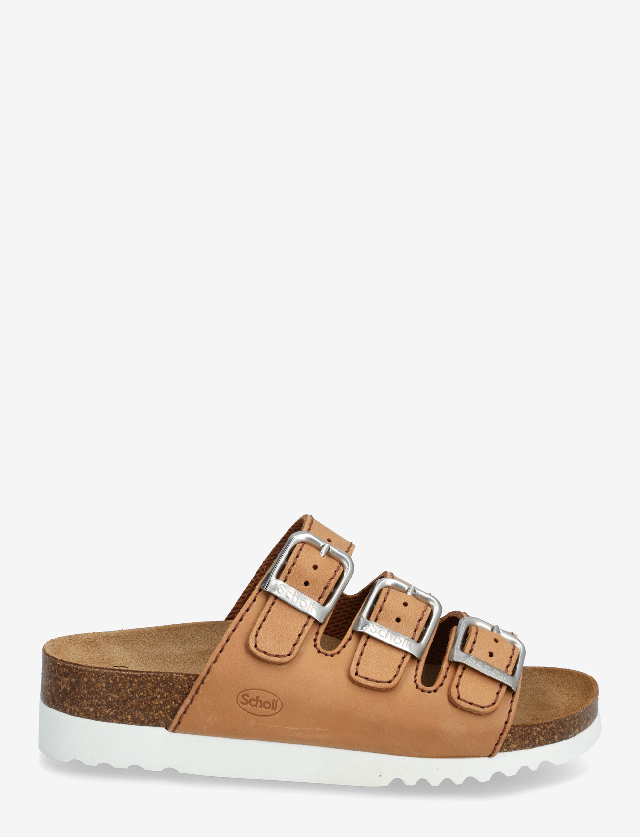 Scholl - RIO WEDGE AD - flade sandaler - cognac - 1