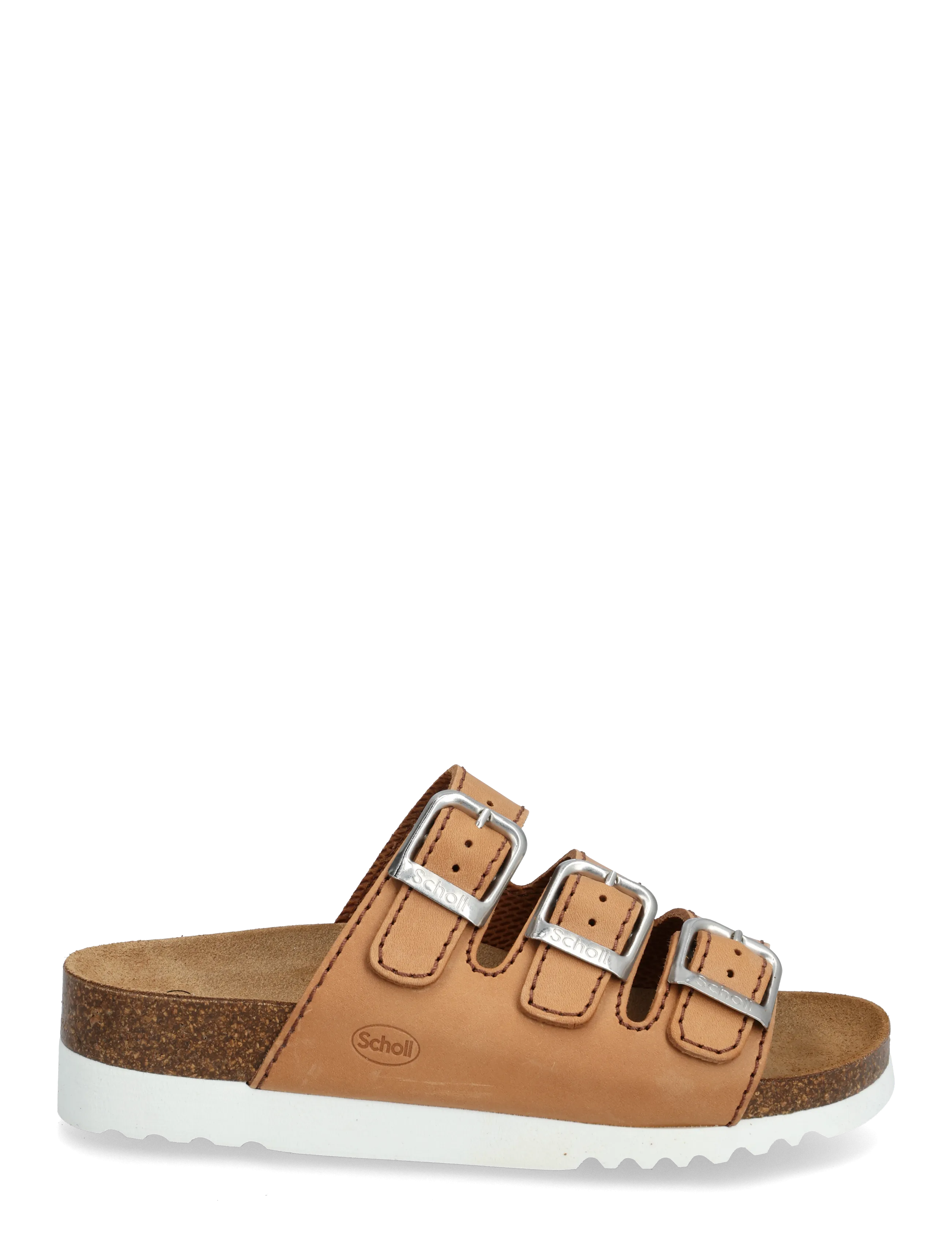 Scholl - RIO WEDGE AD - flat sandals - cognac - 1