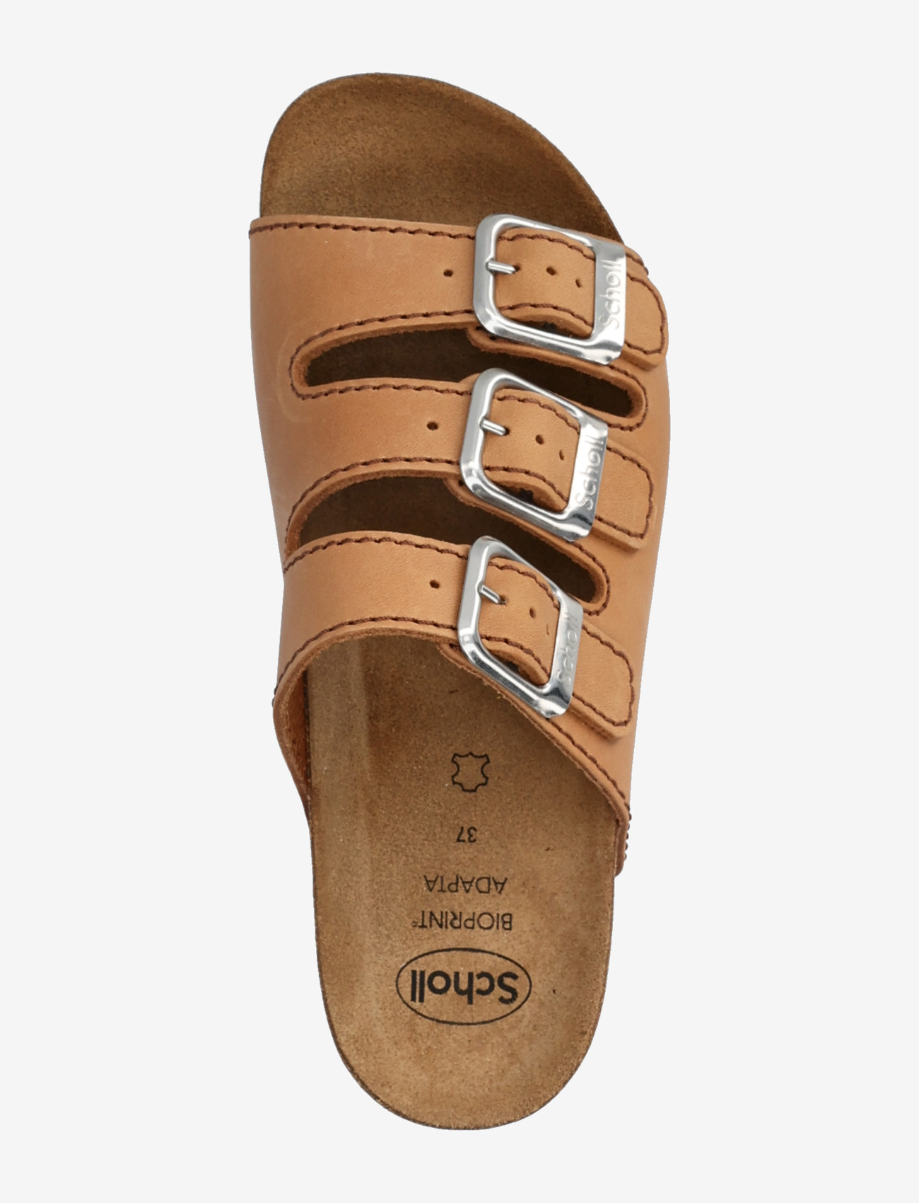Scholl - RIO WEDGE AD - flade sandaler - cognac - 3