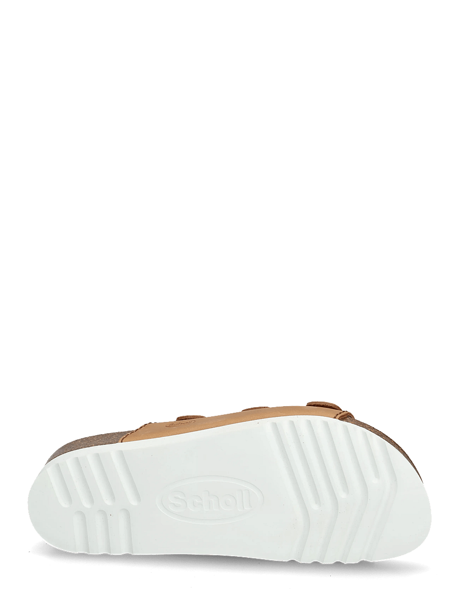 Scholl - RIO WEDGE AD - kontsata sandaalid - cognac - 4