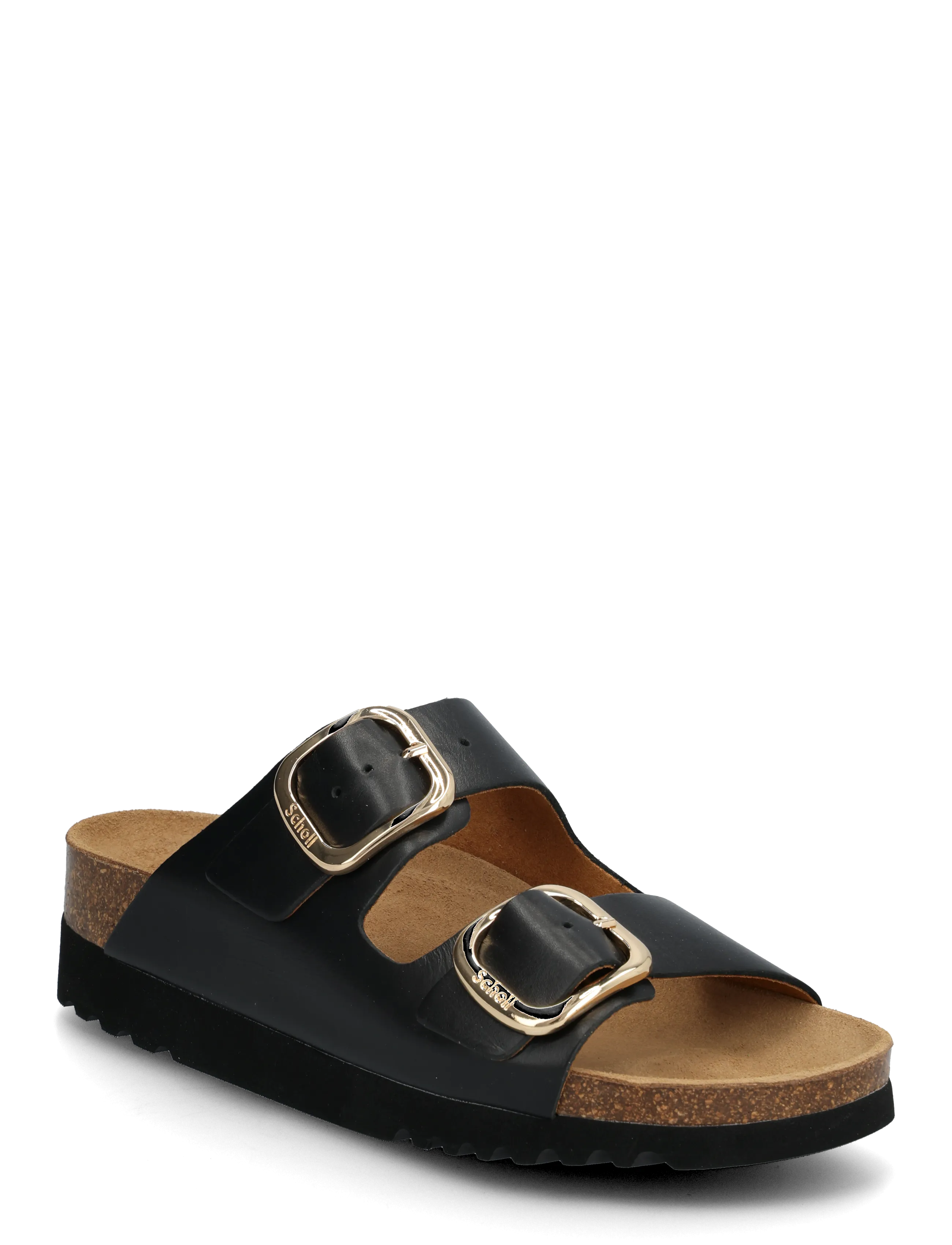 Scholl Ilary 2 Straps Wg Ad, 38, Black, Sandaler > Flade Sandals, Dame