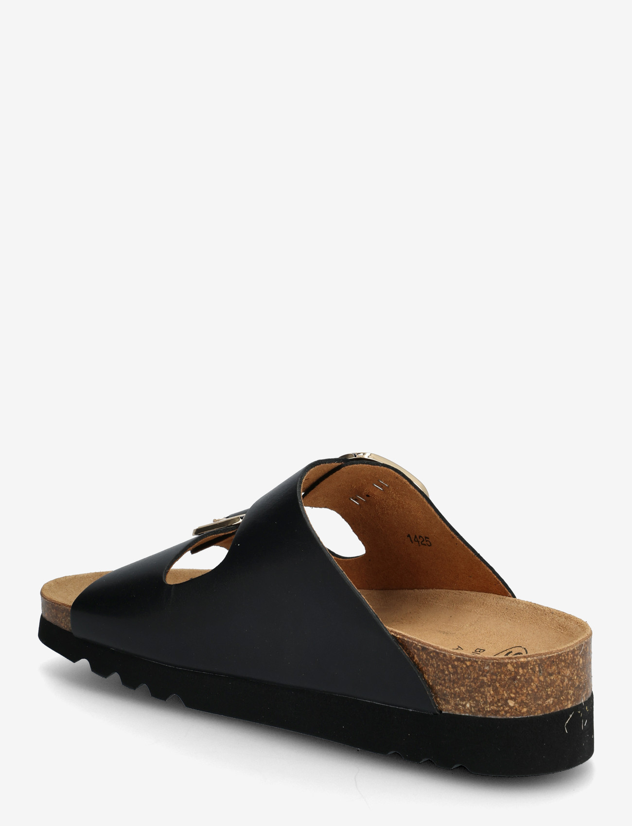 Scholl - ILARY 2 STRAPS WG AD - flade sandaler - black - 2