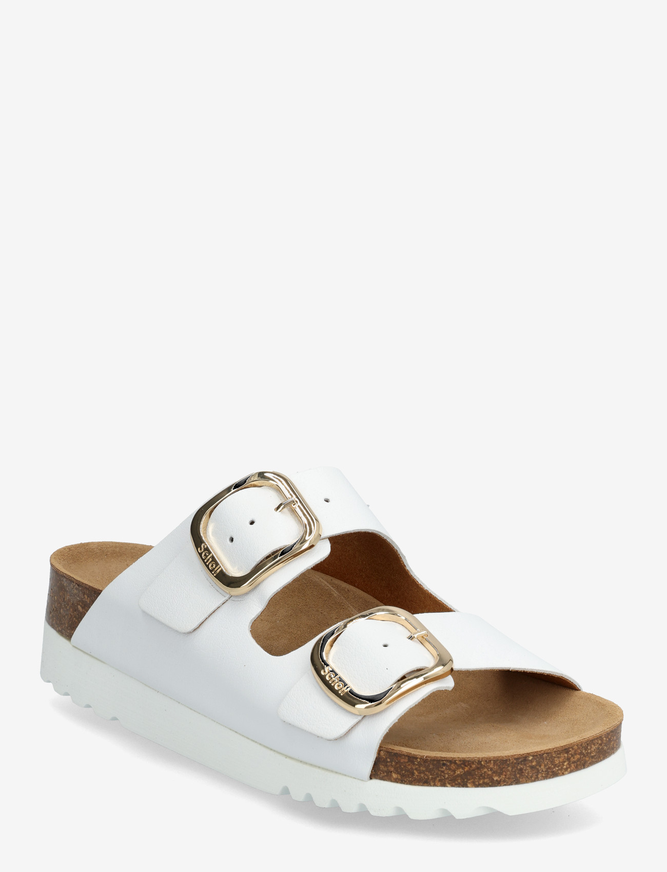 Scholl - ILARY 2 STRAPS WG AD - flat sandals - white - 0