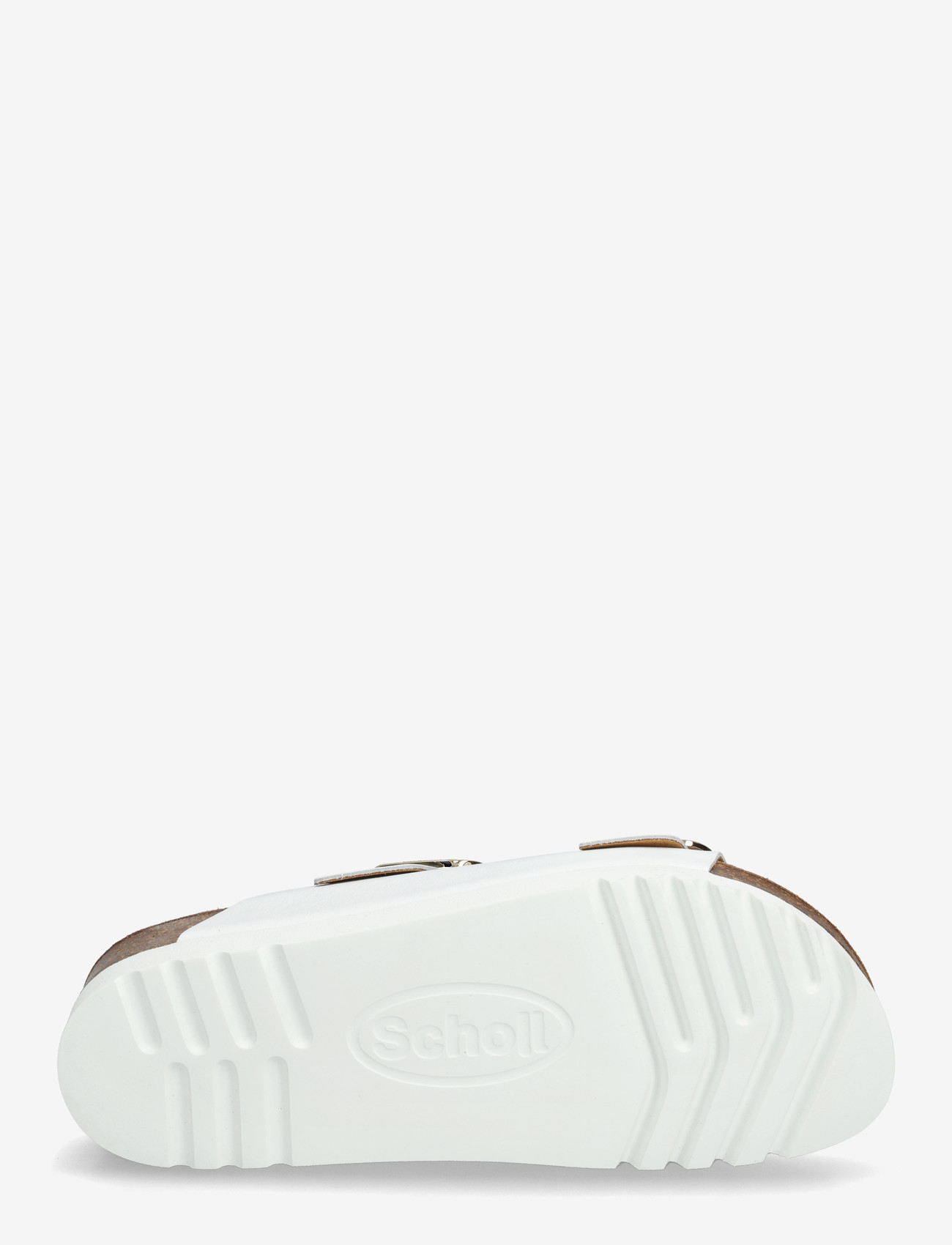 Scholl - ILARY 2 STRAPS WG AD - flat sandals - white - 4