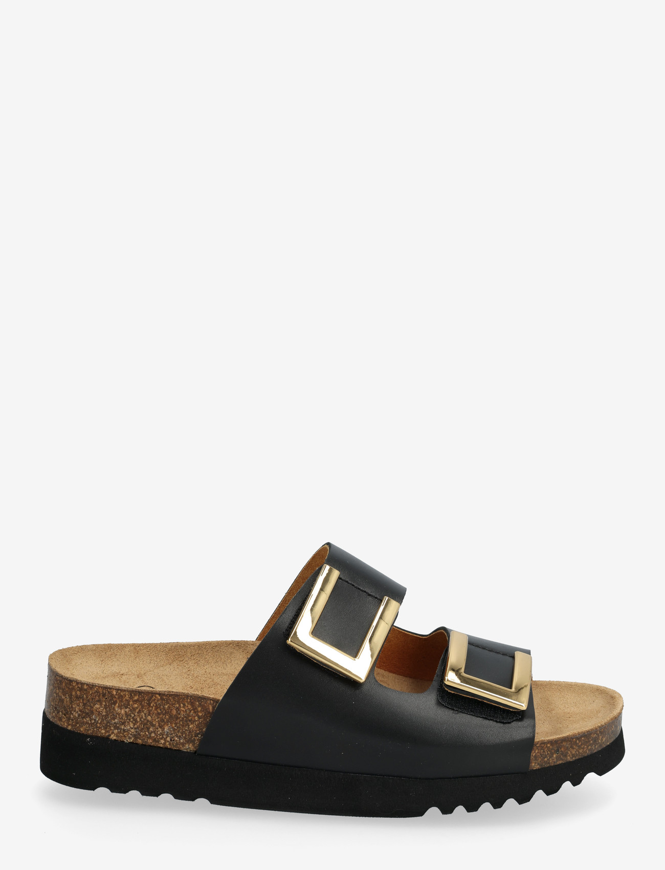 Scholl - MONTEREY 2 STRAPS WG AD - flade sandaler - black - 1