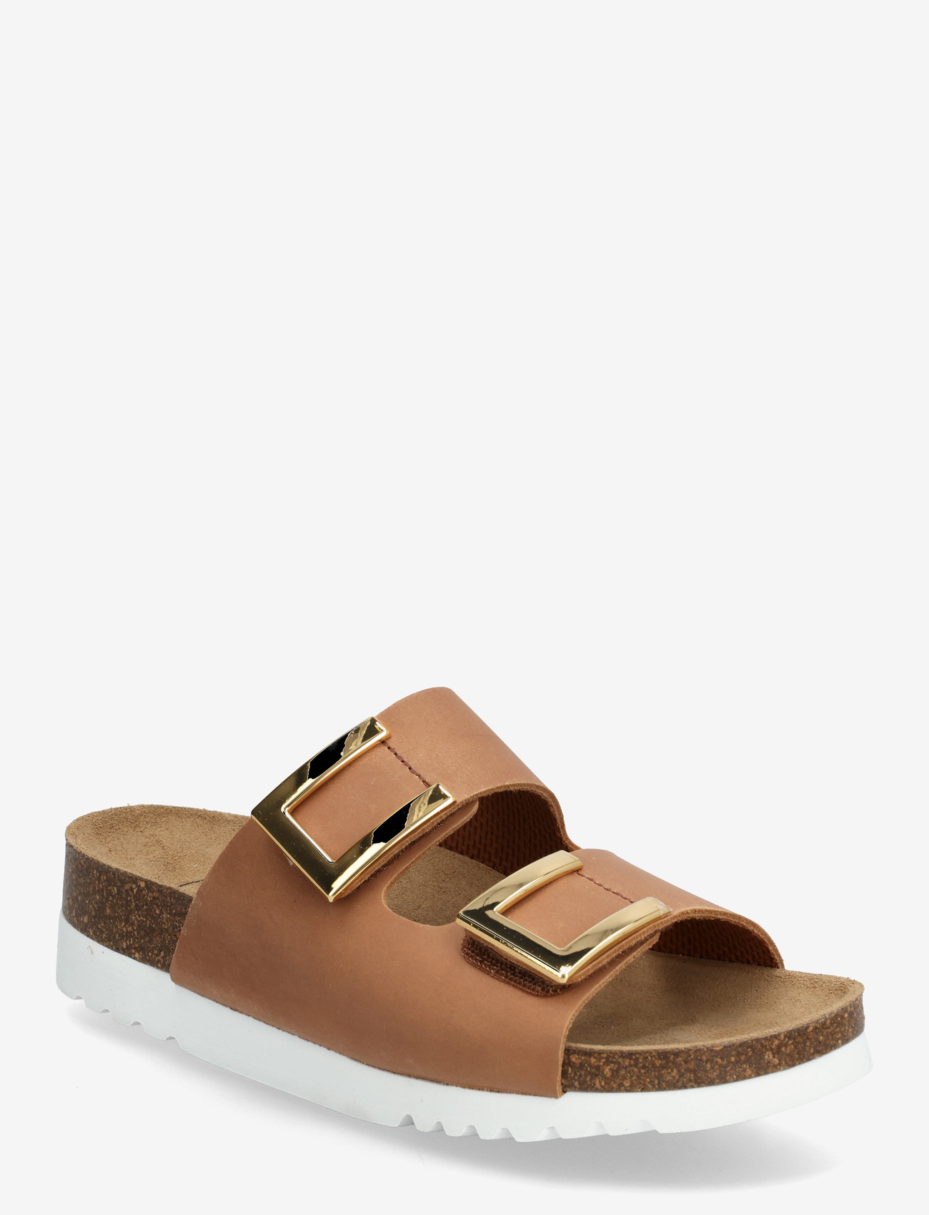 Scholl - MONTEREY 2 STRAPS WG AD - flat sandals - cognac - 0
