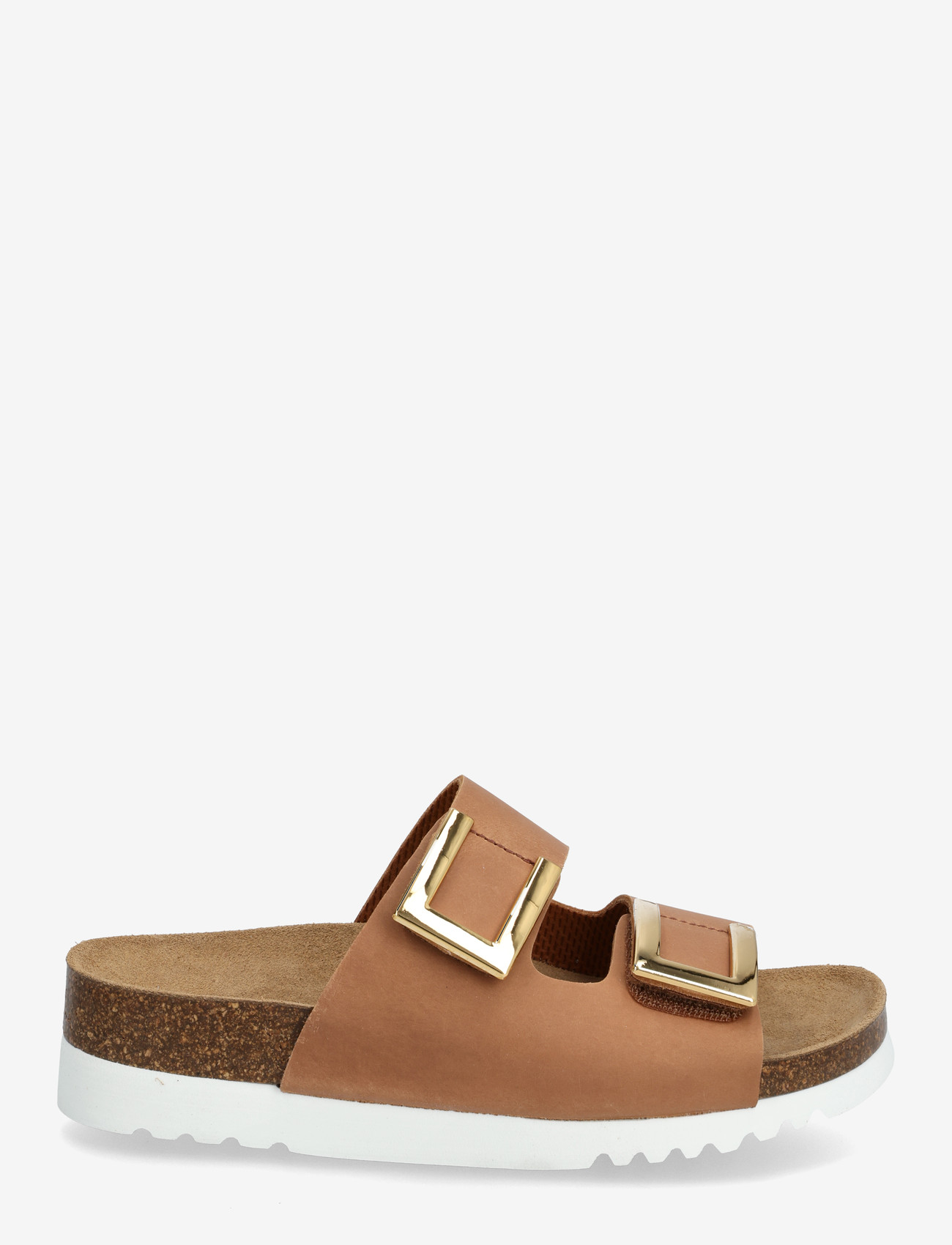 Scholl - MONTEREY 2 STRAPS WG AD - flat sandals - cognac - 1